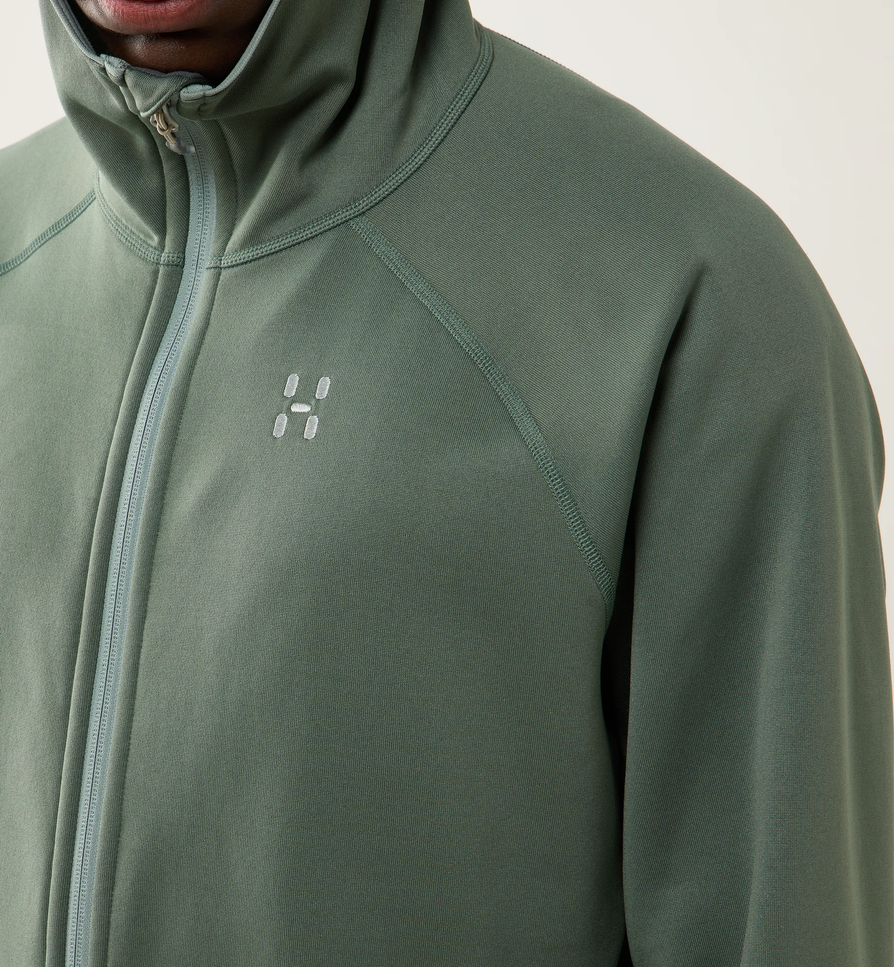 Magma Mid Hood Men Chlorophyll Green