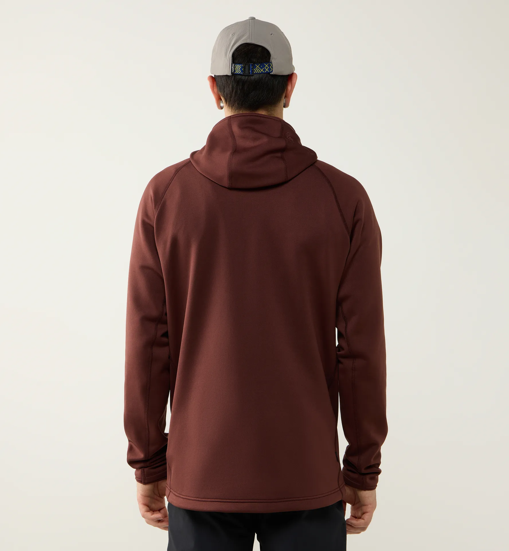 Magma Mid Hood Men Maroon Trail