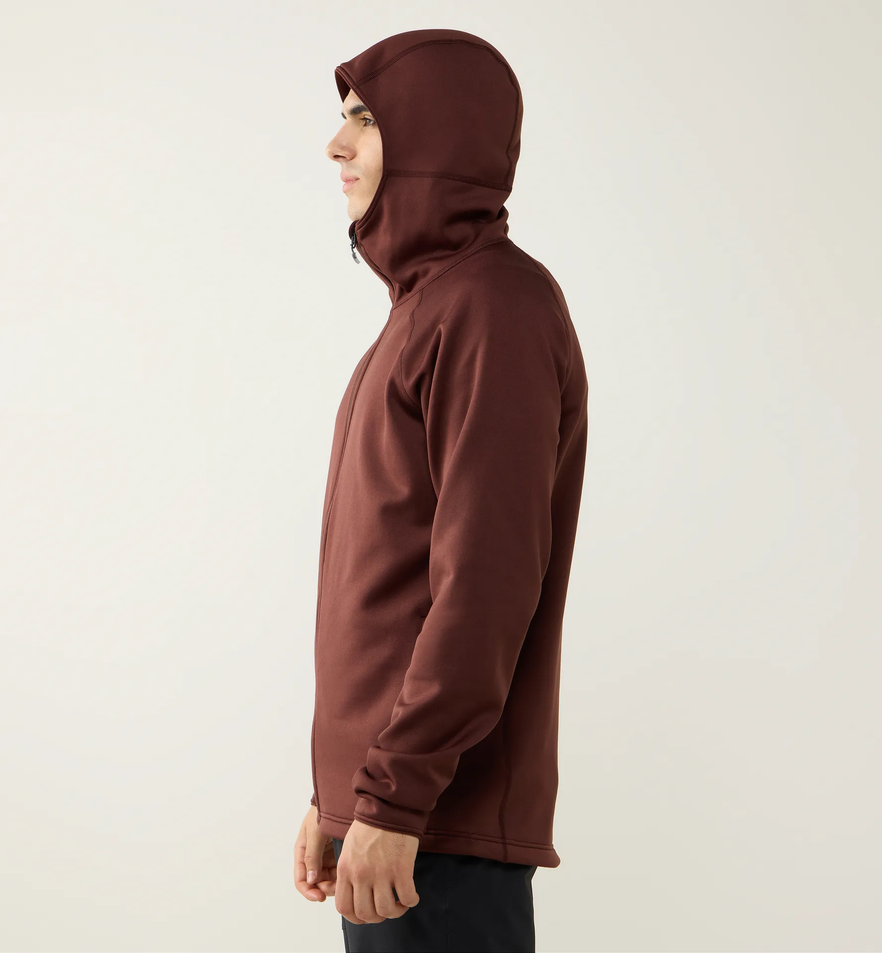 Magma Mid Hood Men Maroon Trail