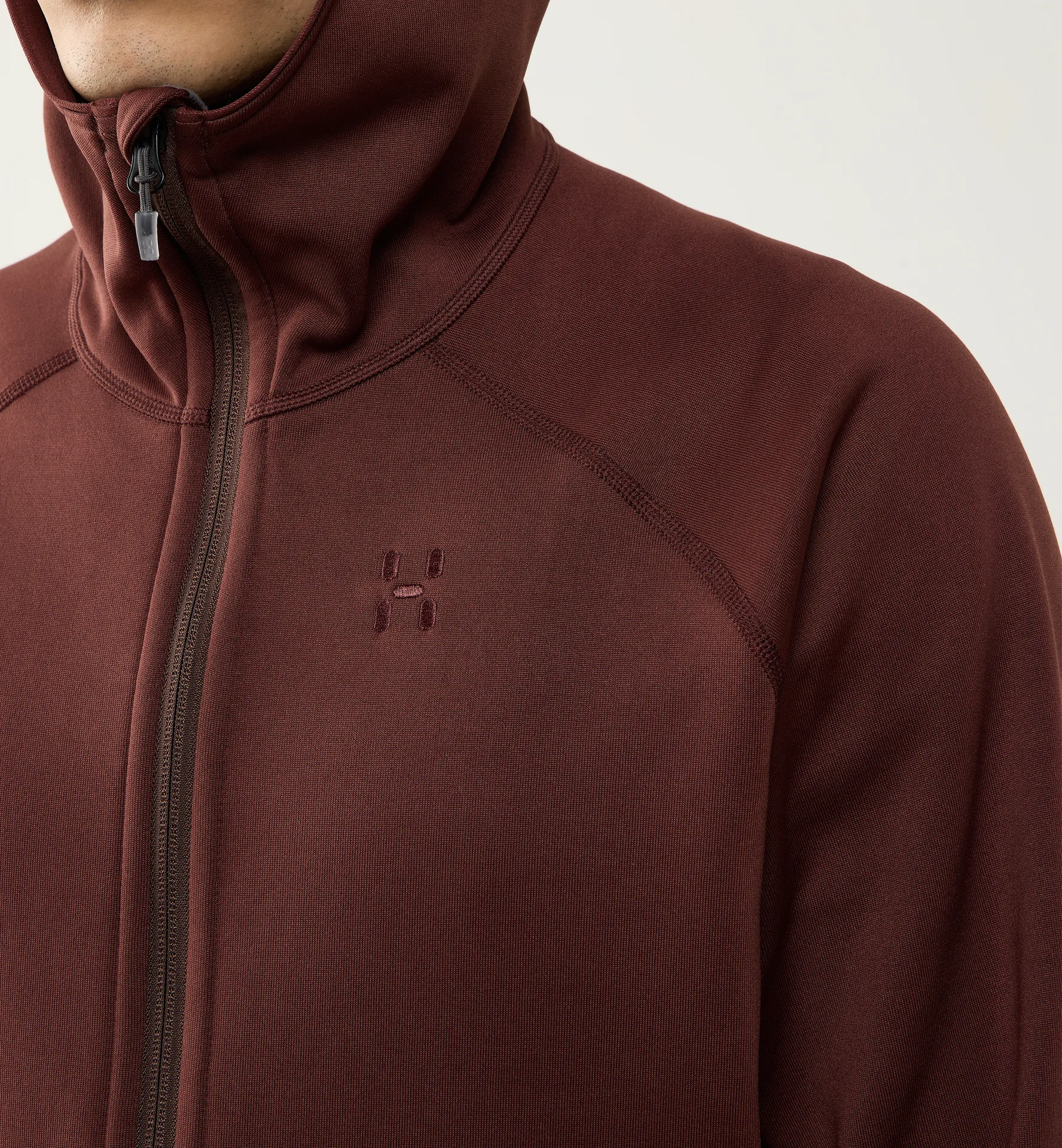 Magma Mid Hood Men Maroon Trail
