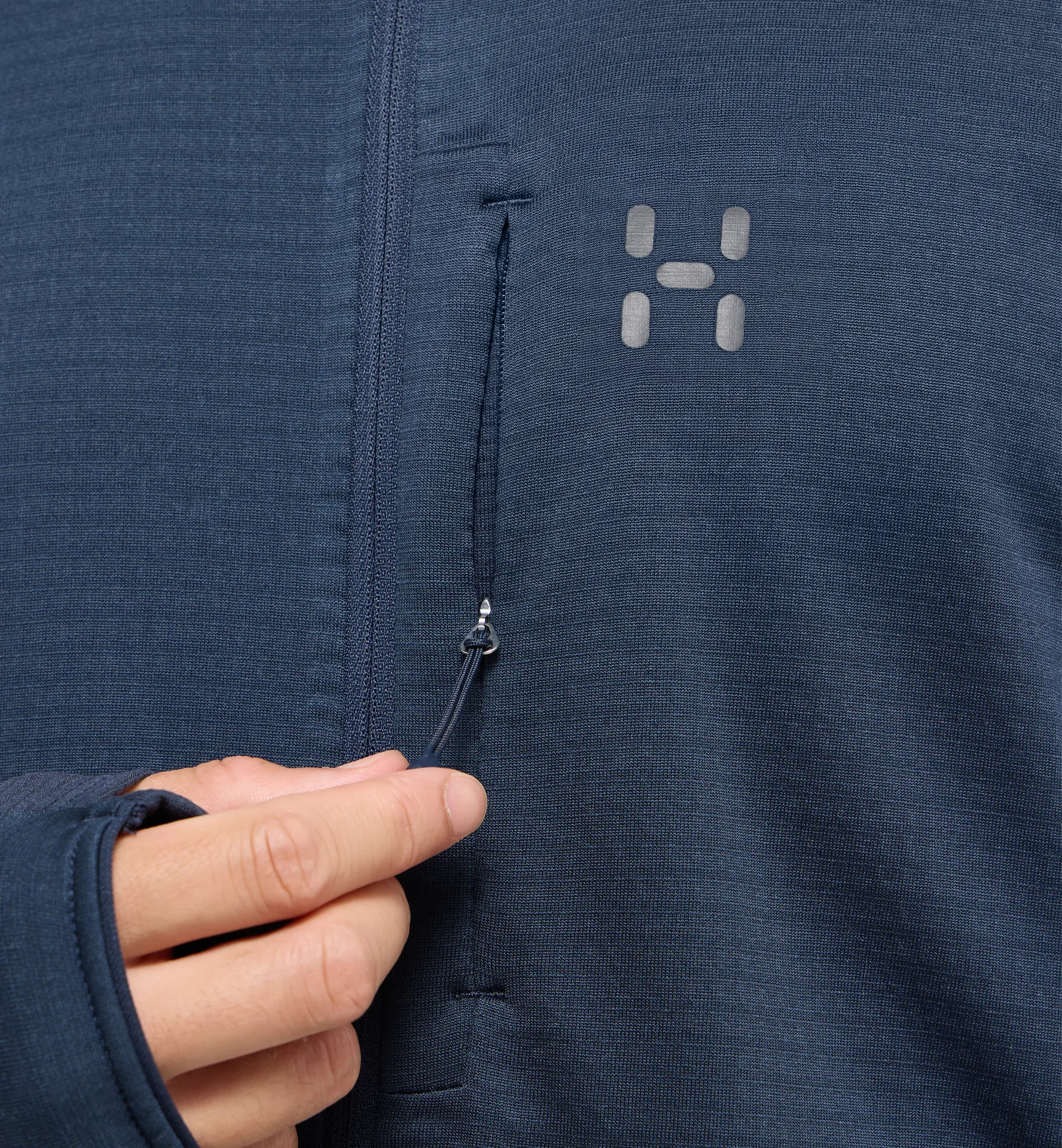 L.I.M Mid Fast II Hood Men Tarn Blue