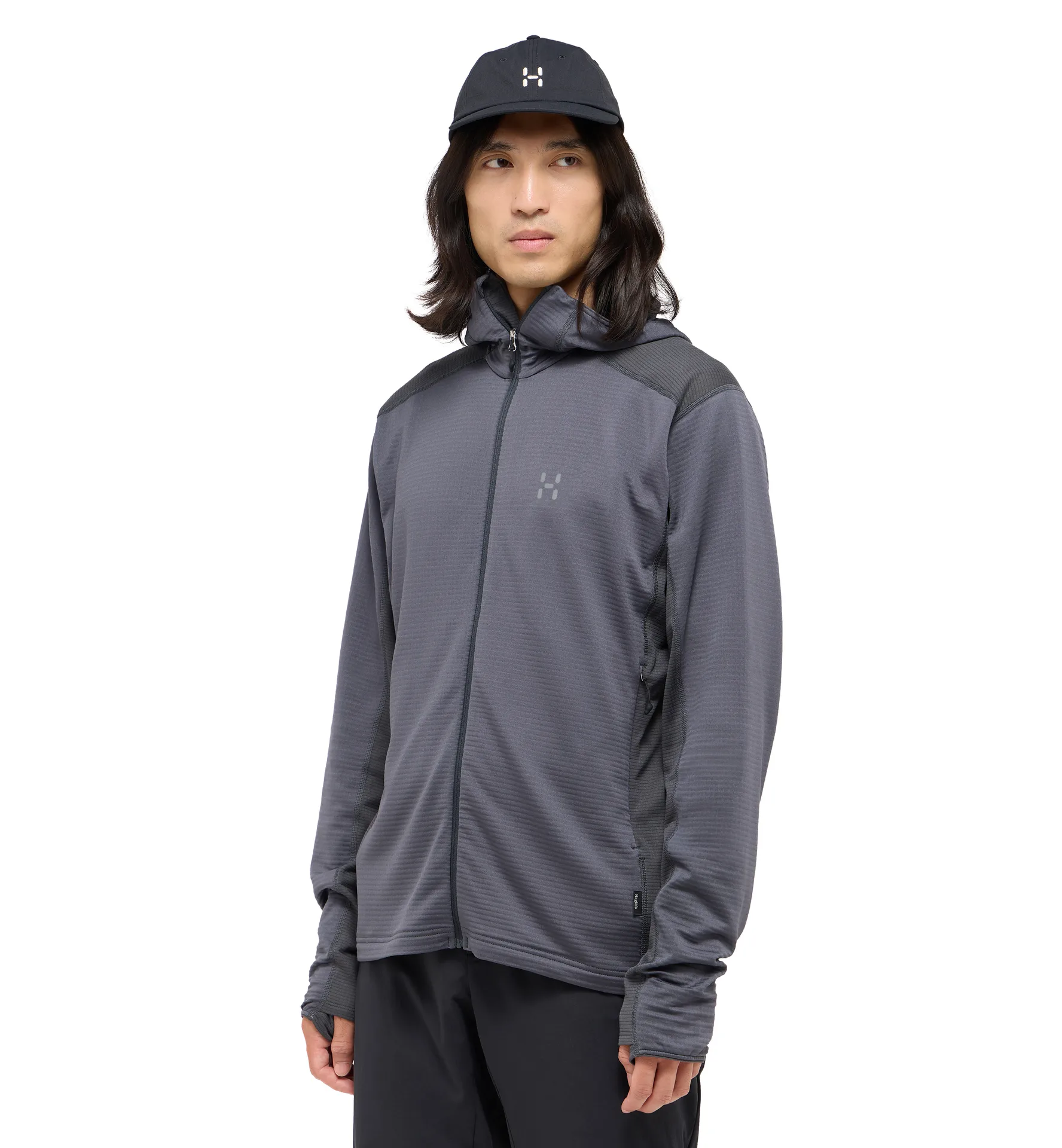 L.I.M Mid Multi II Hood Men Magnetite