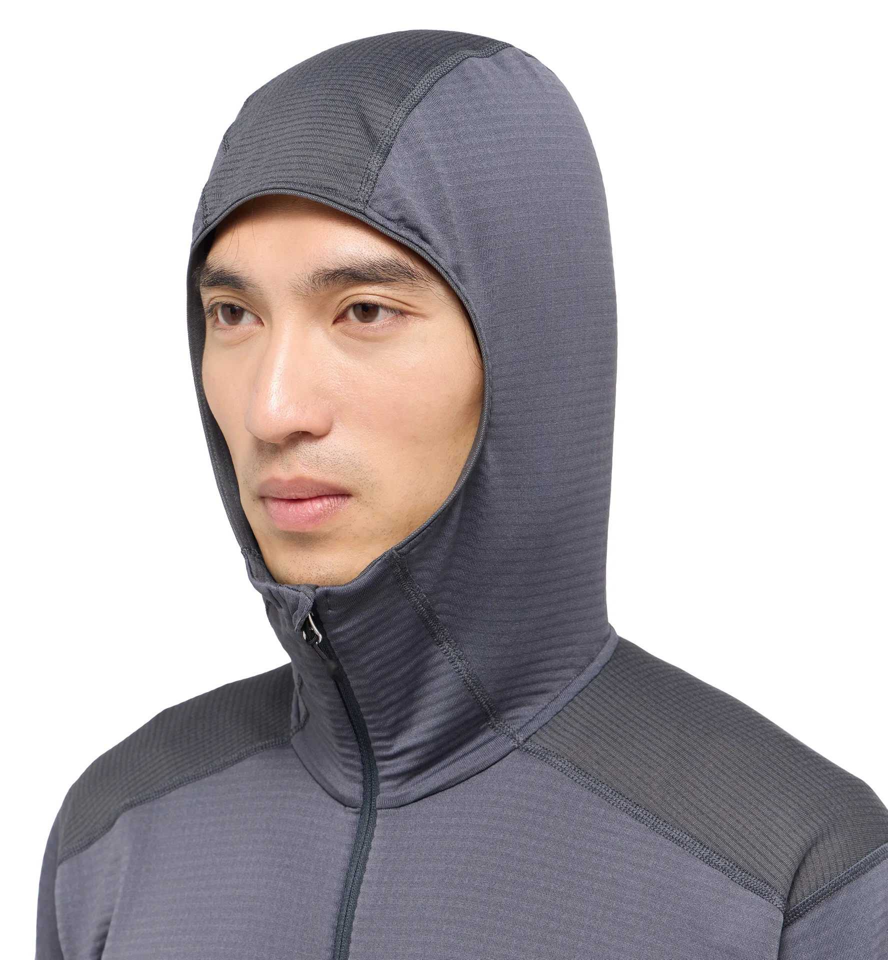 L.I.M Mid Multi II Hood Men Magnetite