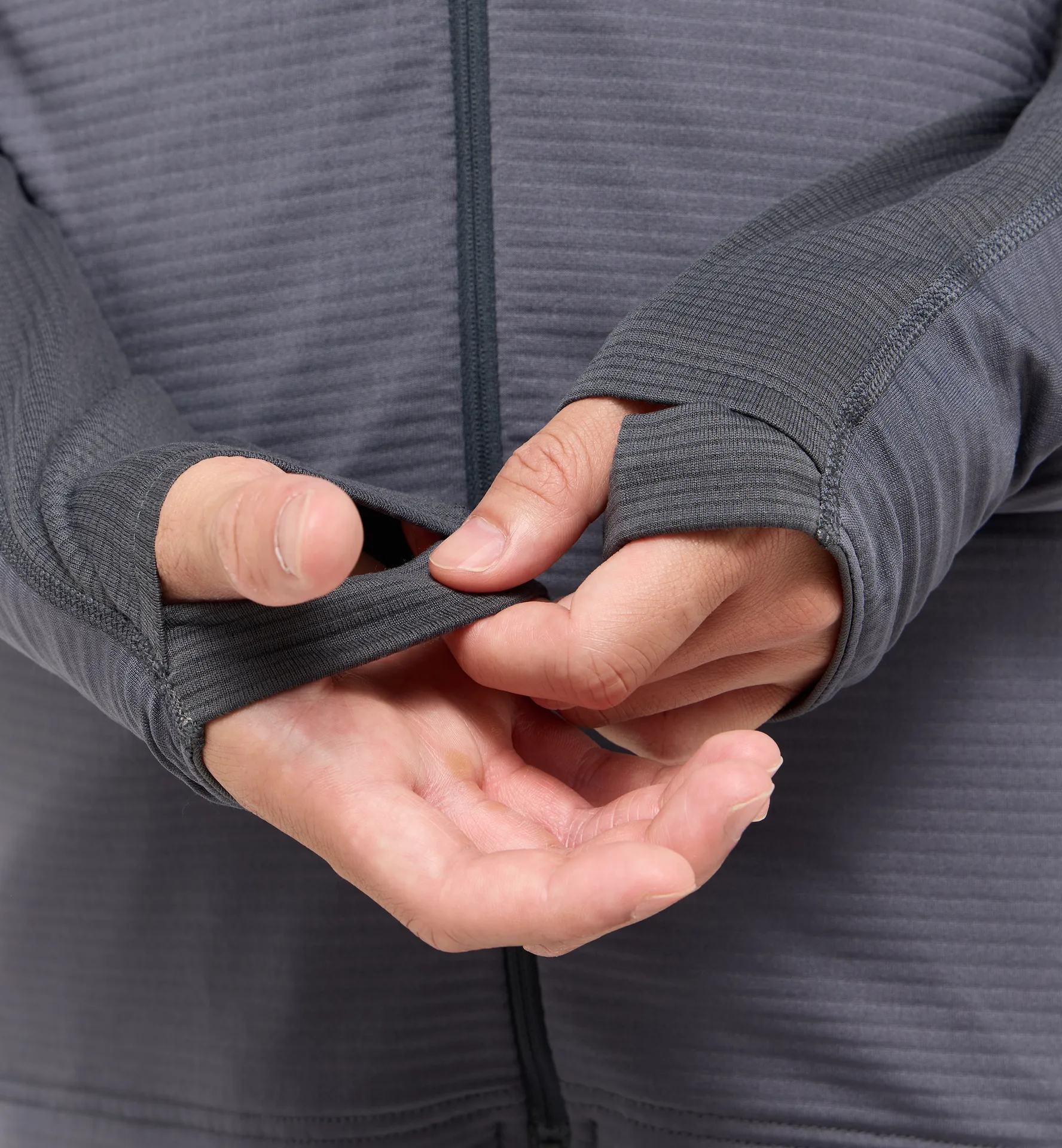 L.I.M Mid Multi II Hood Men Magnetite