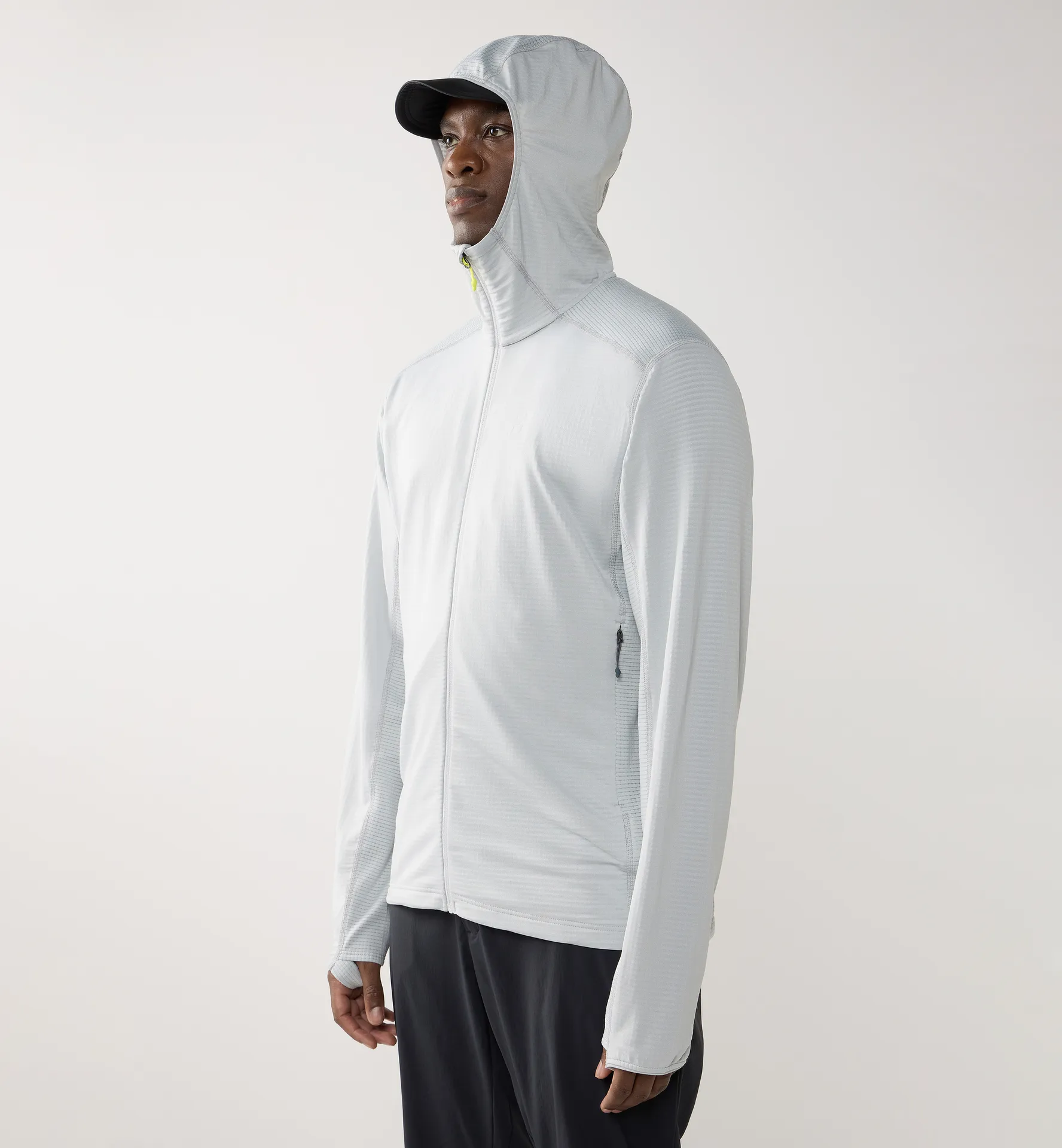 L.I.M Mid Multi II Hood Men Stone Grey