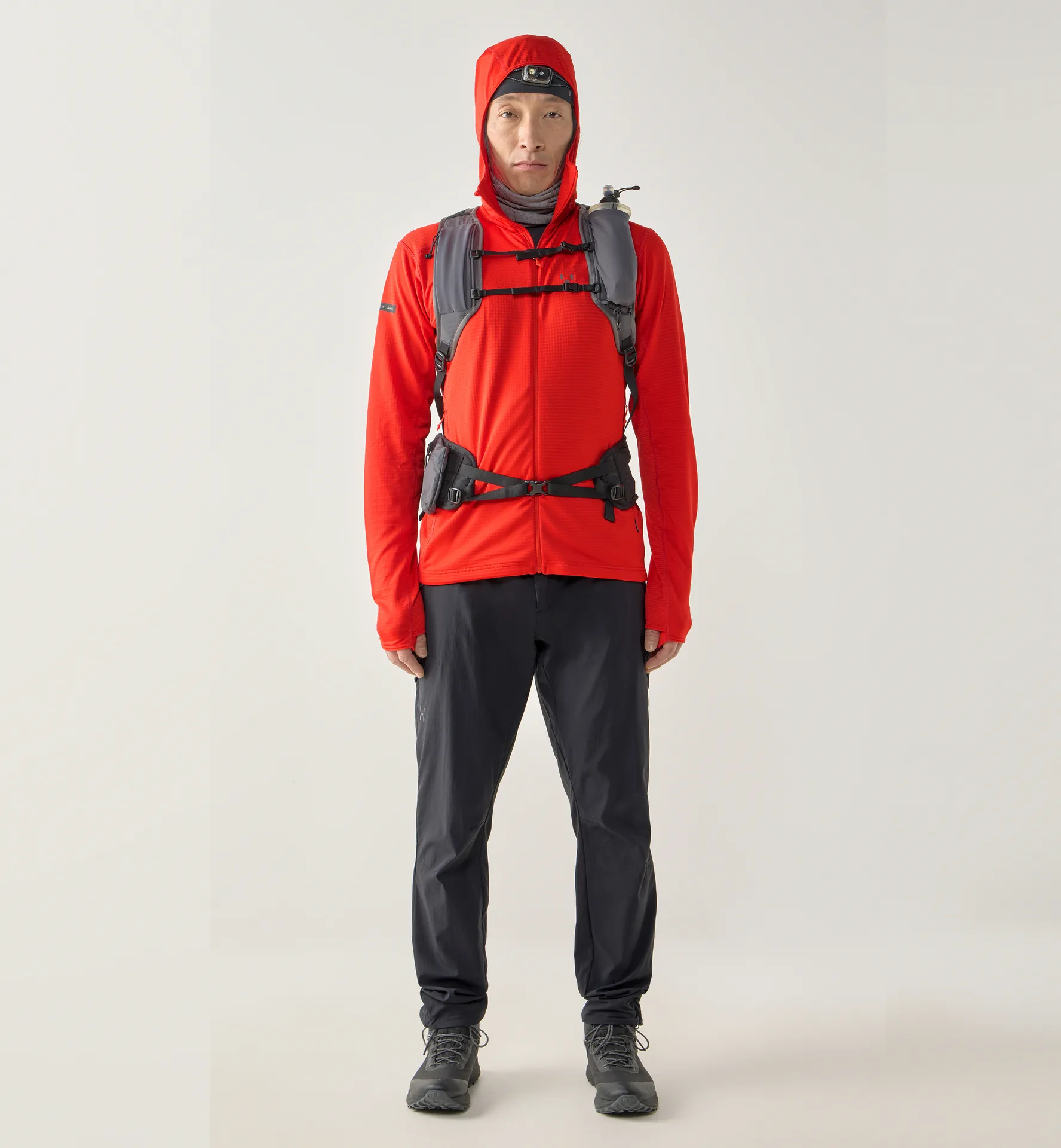 L.I.M Mid Multi II Hood Men Tech Red