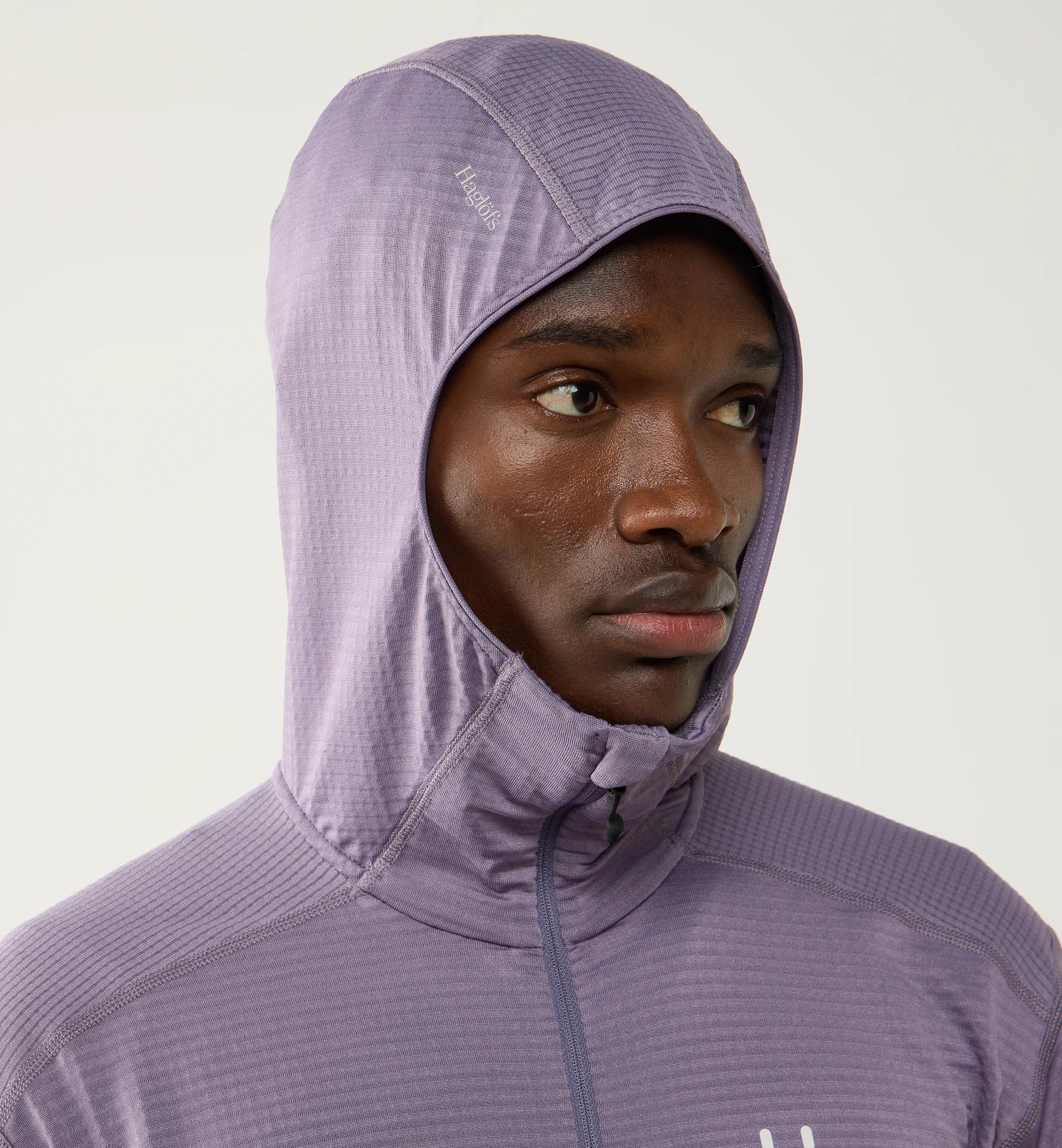 L.I.M Mid Multi II Hood Men Purple Fog