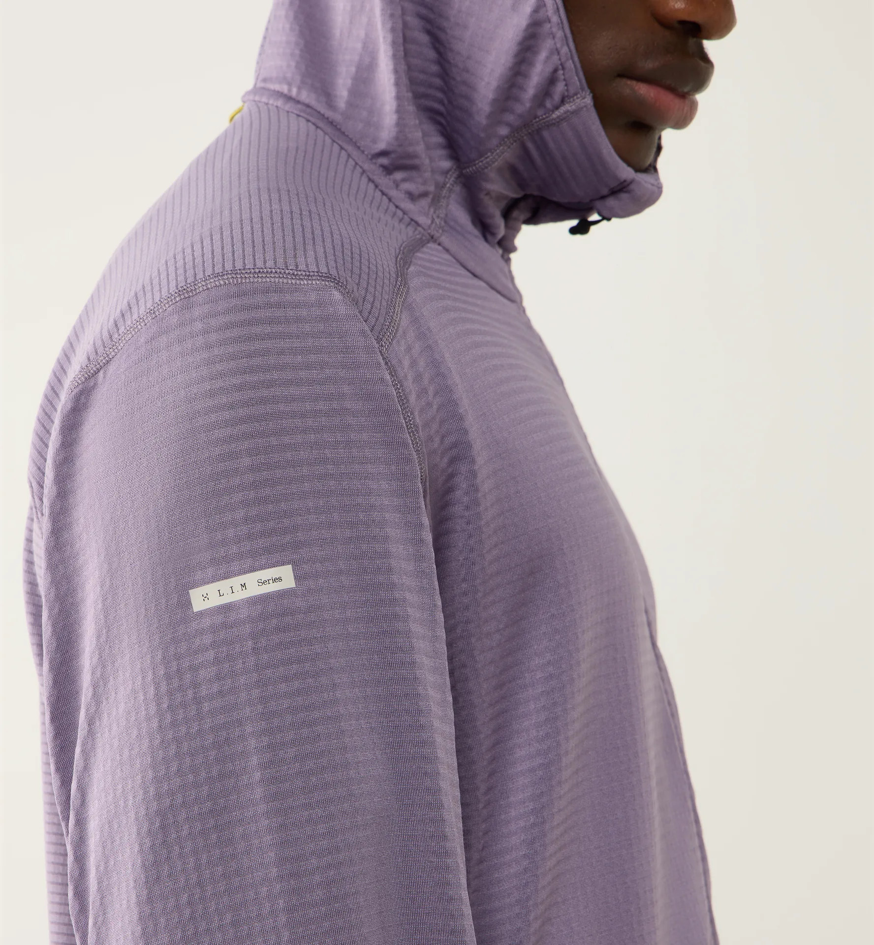 L.I.M Mid Multi II Hood Men Purple Fog