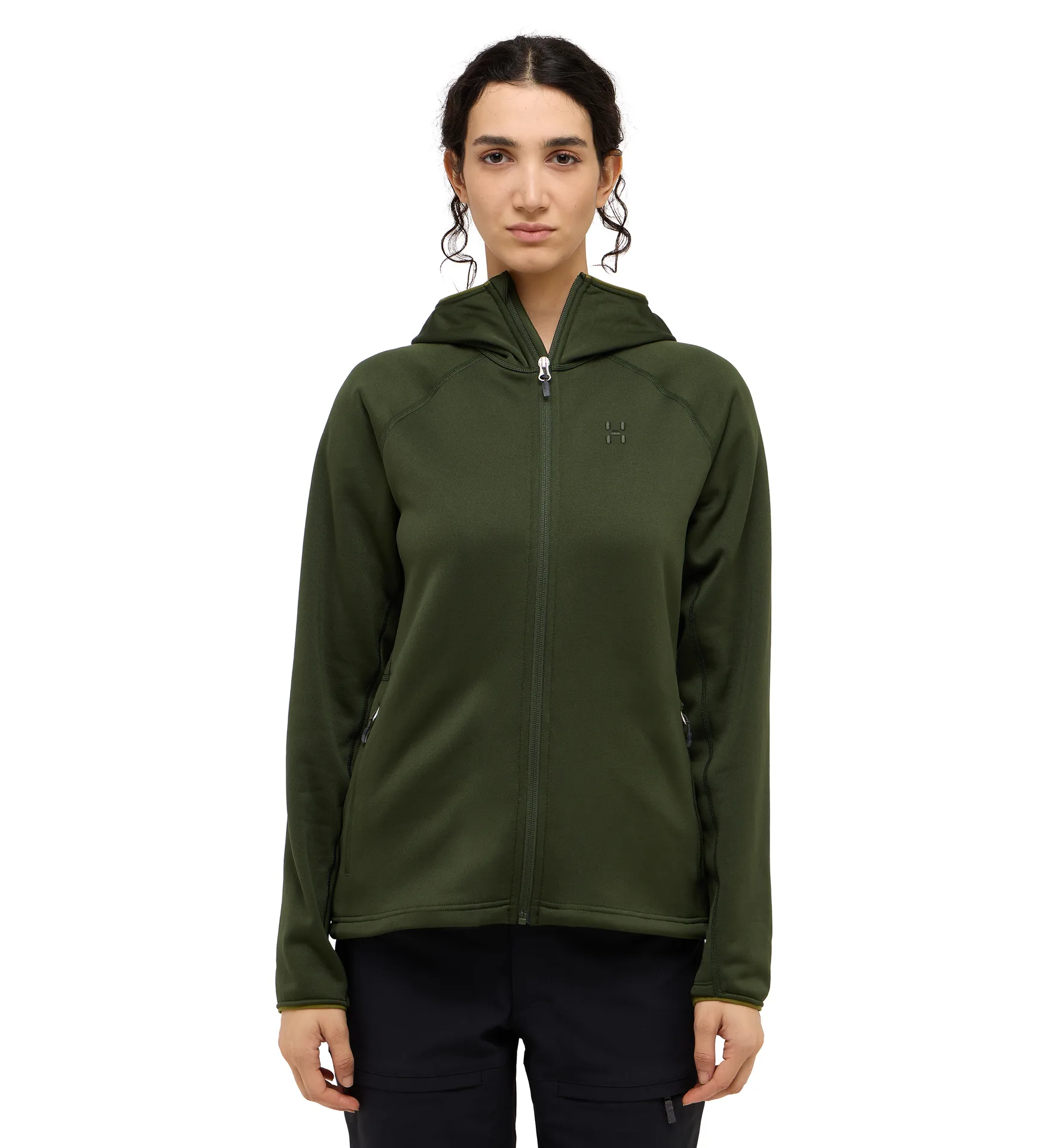 Magma Mid Hood Women Seaweed Green