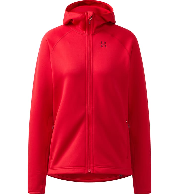 Magma Mid Hood Women Bright Red