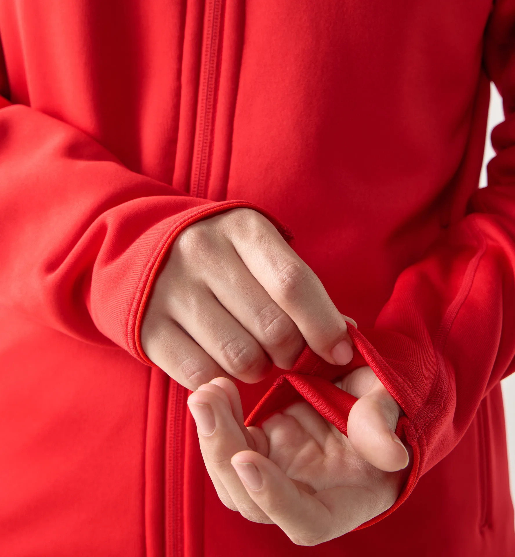 Magma Mid Hood Women Bright Red