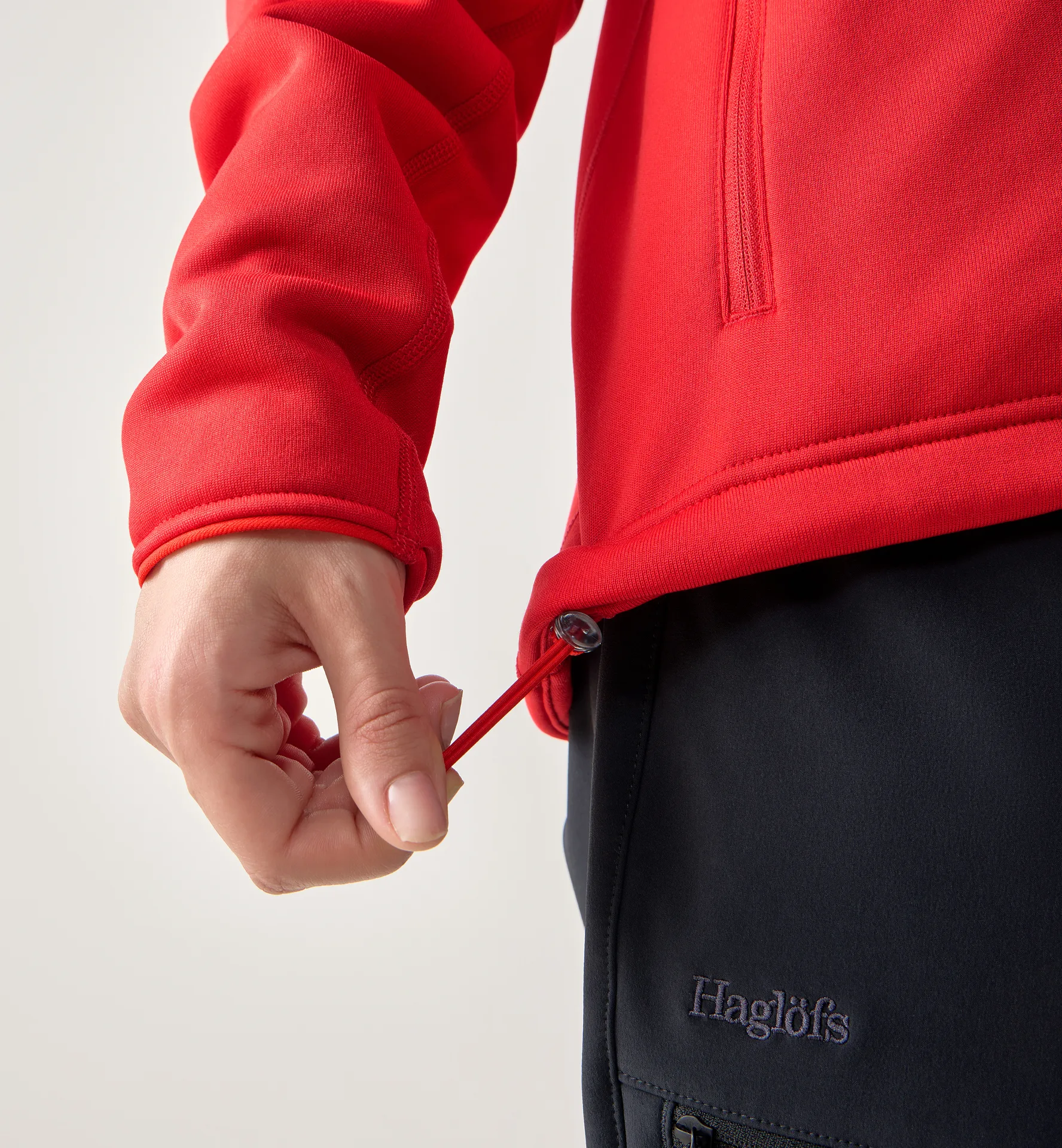 Magma Mid Hood Women Bright Red