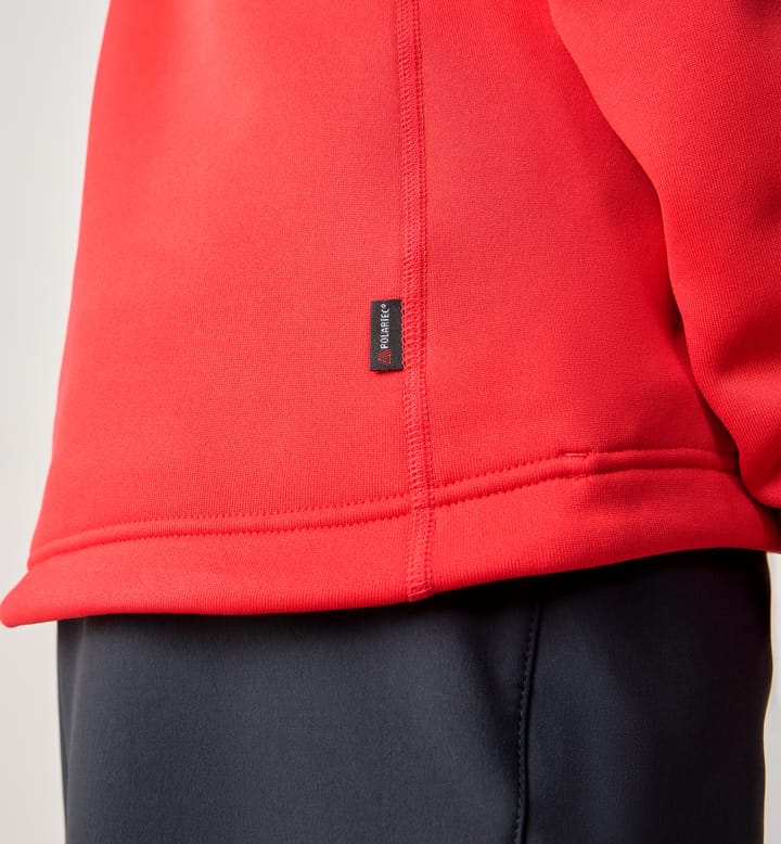Magma Mid Hood Women Bright Red
