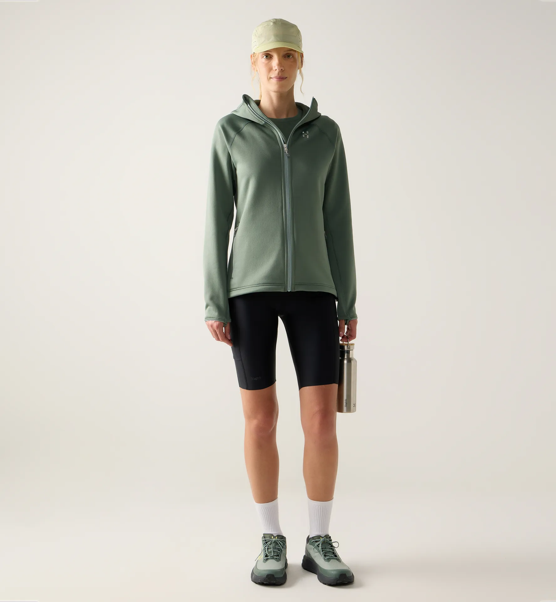 Magma Mid Hood Women Chlorophyll Green