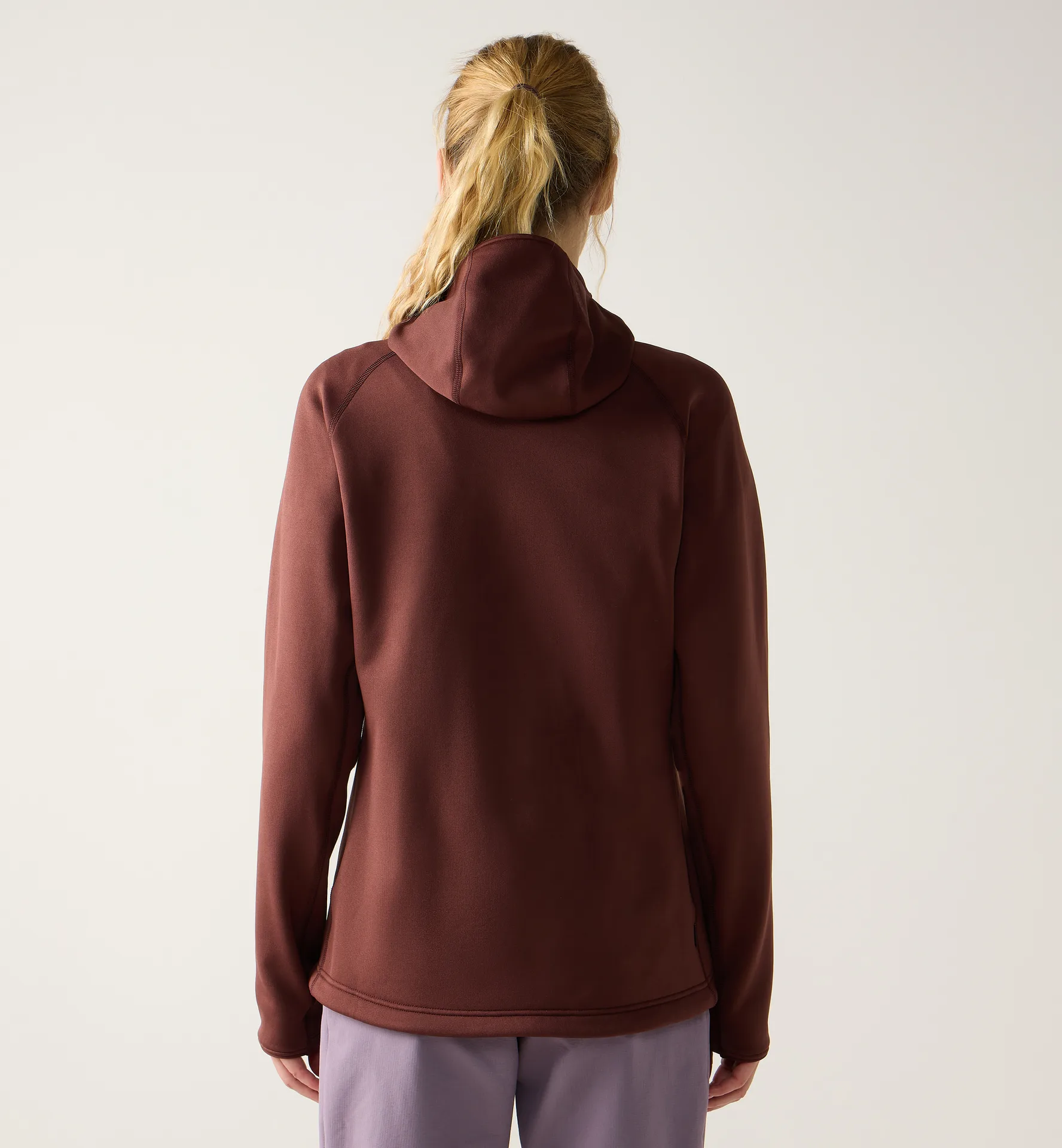 Magma Mid Hood Women Maroon Trail