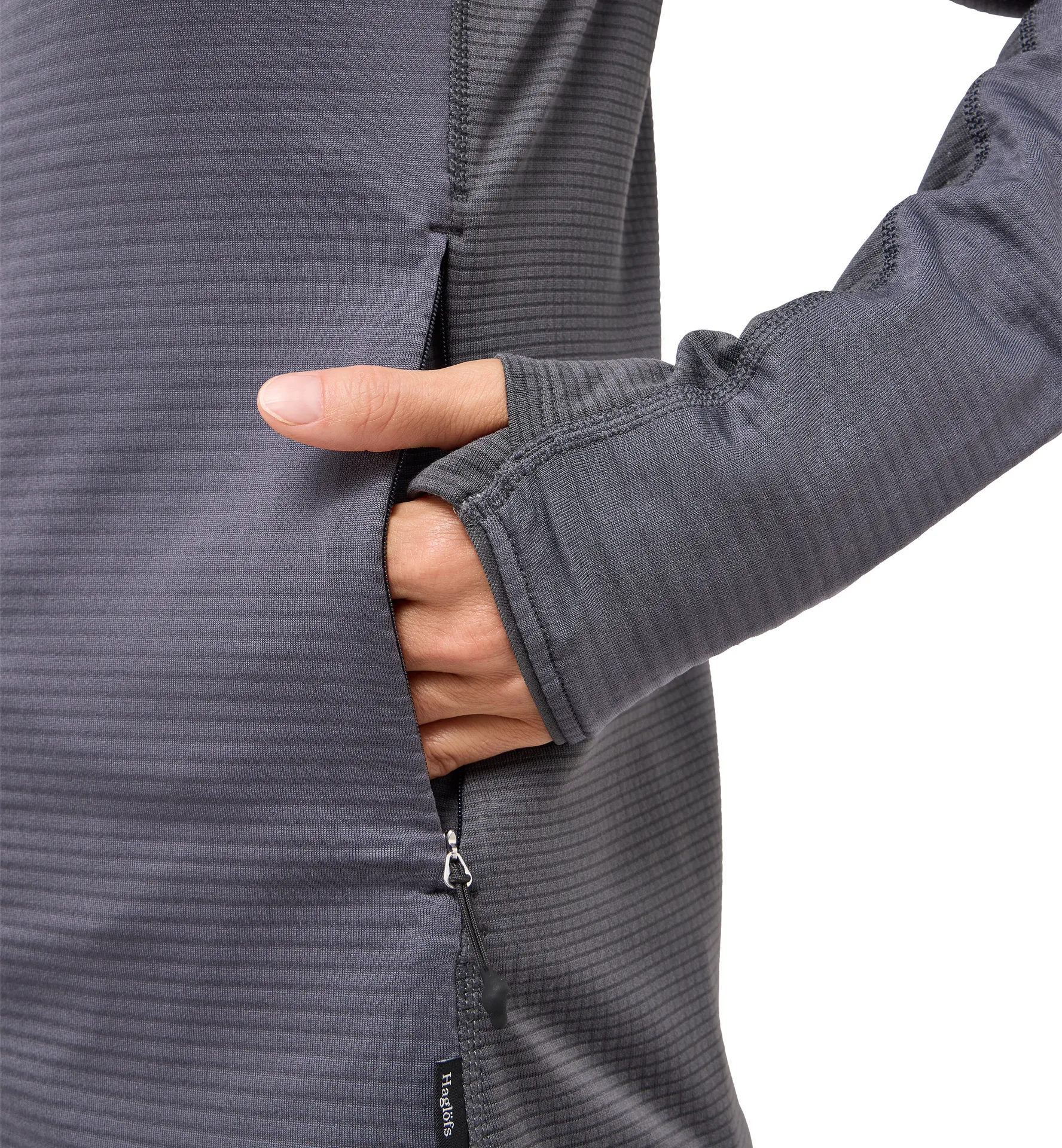 L.I.M Mid Multi II Hood Women Magnetite