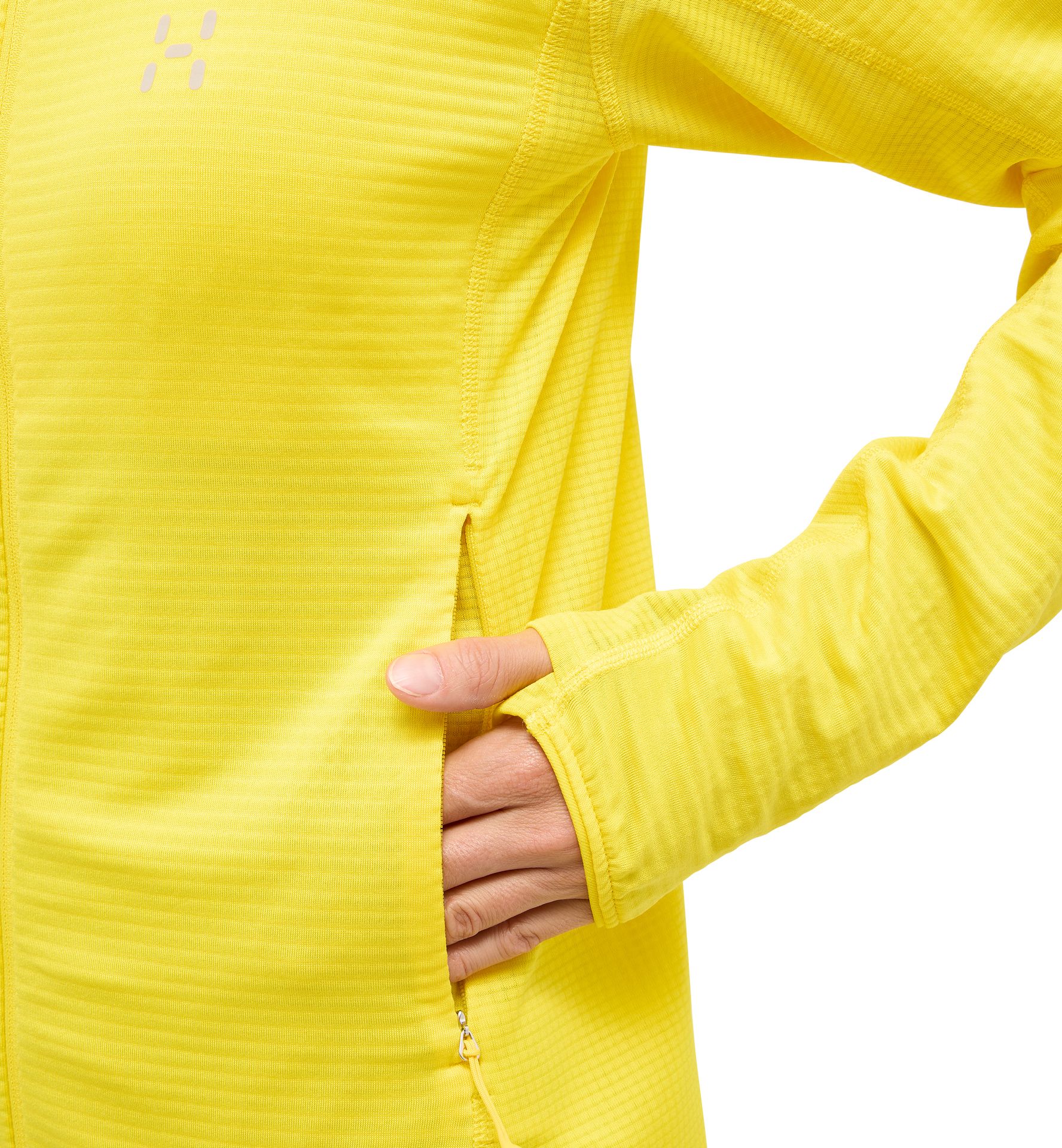 L.I.M Mid Multi II Hood Women Tech Yellow