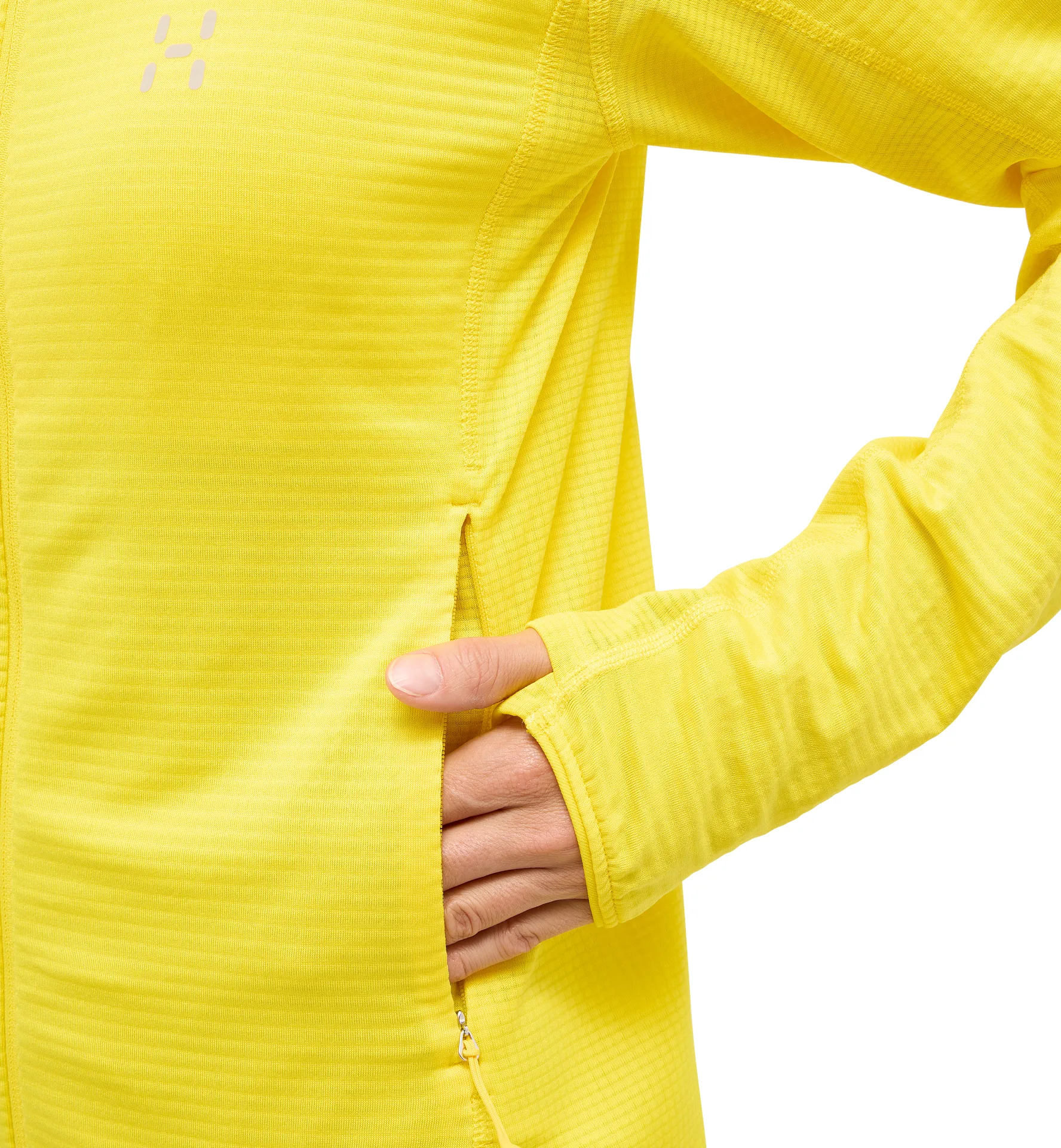 L.I.M Mid Multi II Hood Women Tech Yellow