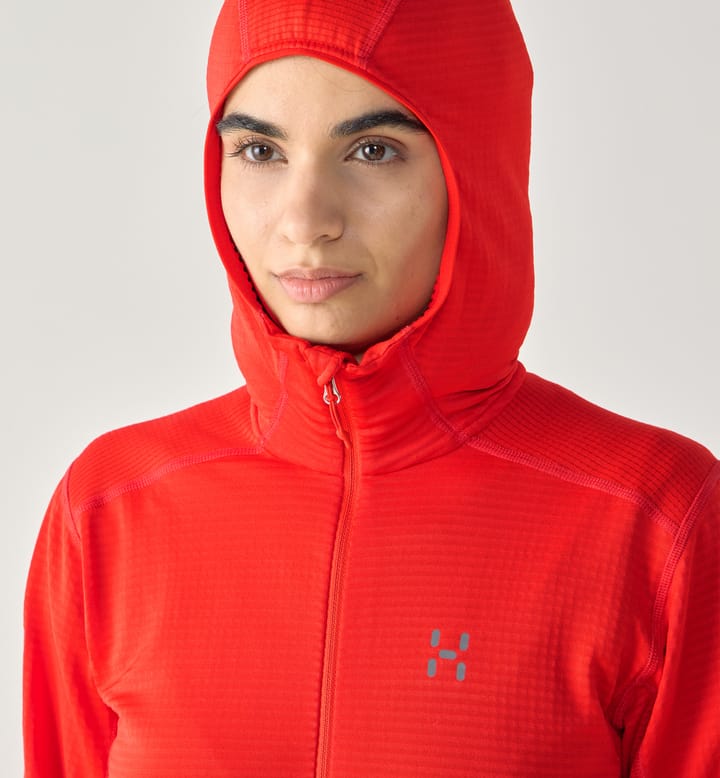 L.I.M Mid Multi II Hood Women Tech Red L.I.M Mid Multi II Hood Women Tech Red