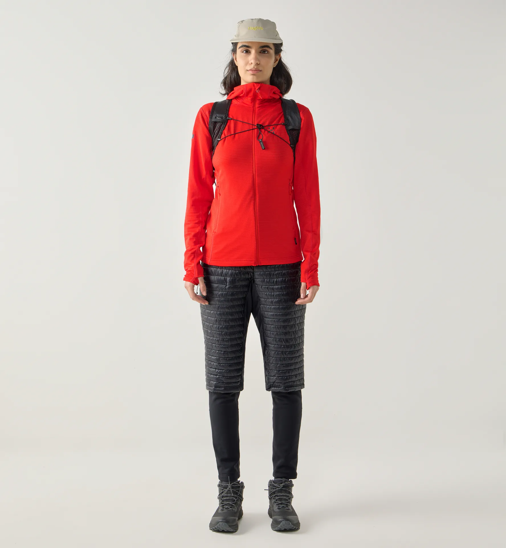 L.I.M Mid Multi II Hood Women Tech Red
