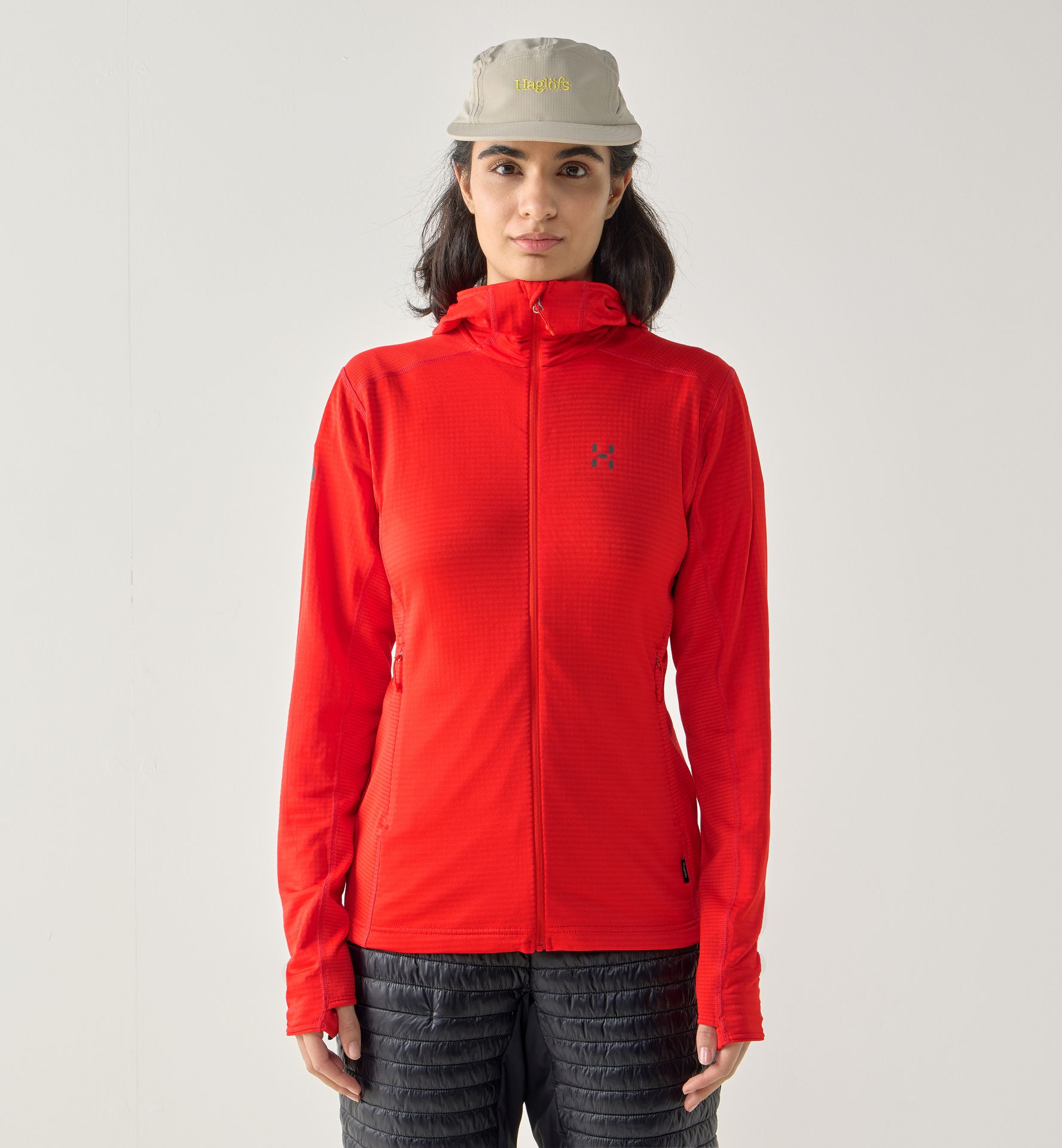 L.I.M Mid Multi II Hood Women Tech Red