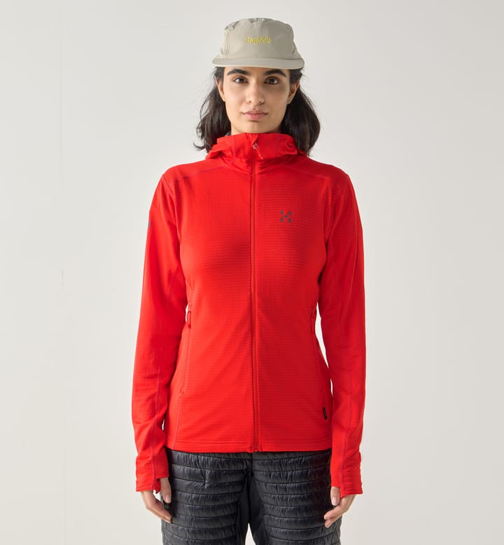 L.I.M Mid Multi II Hood Women Tech Red L.I.M Mid Multi II Hood Women Tech Red