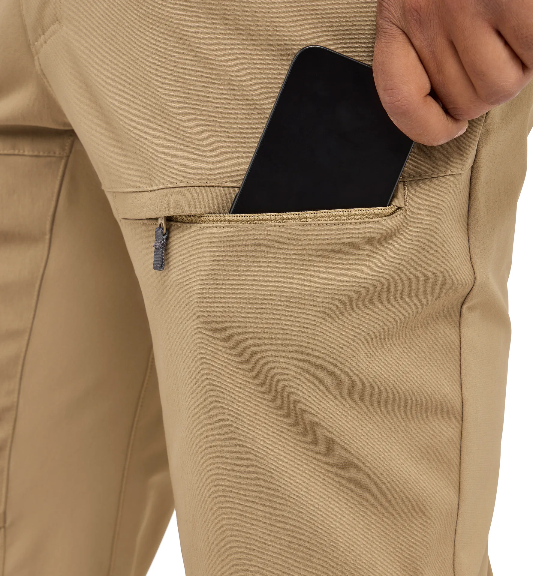 Alert Mid Pant Men Oak Brown