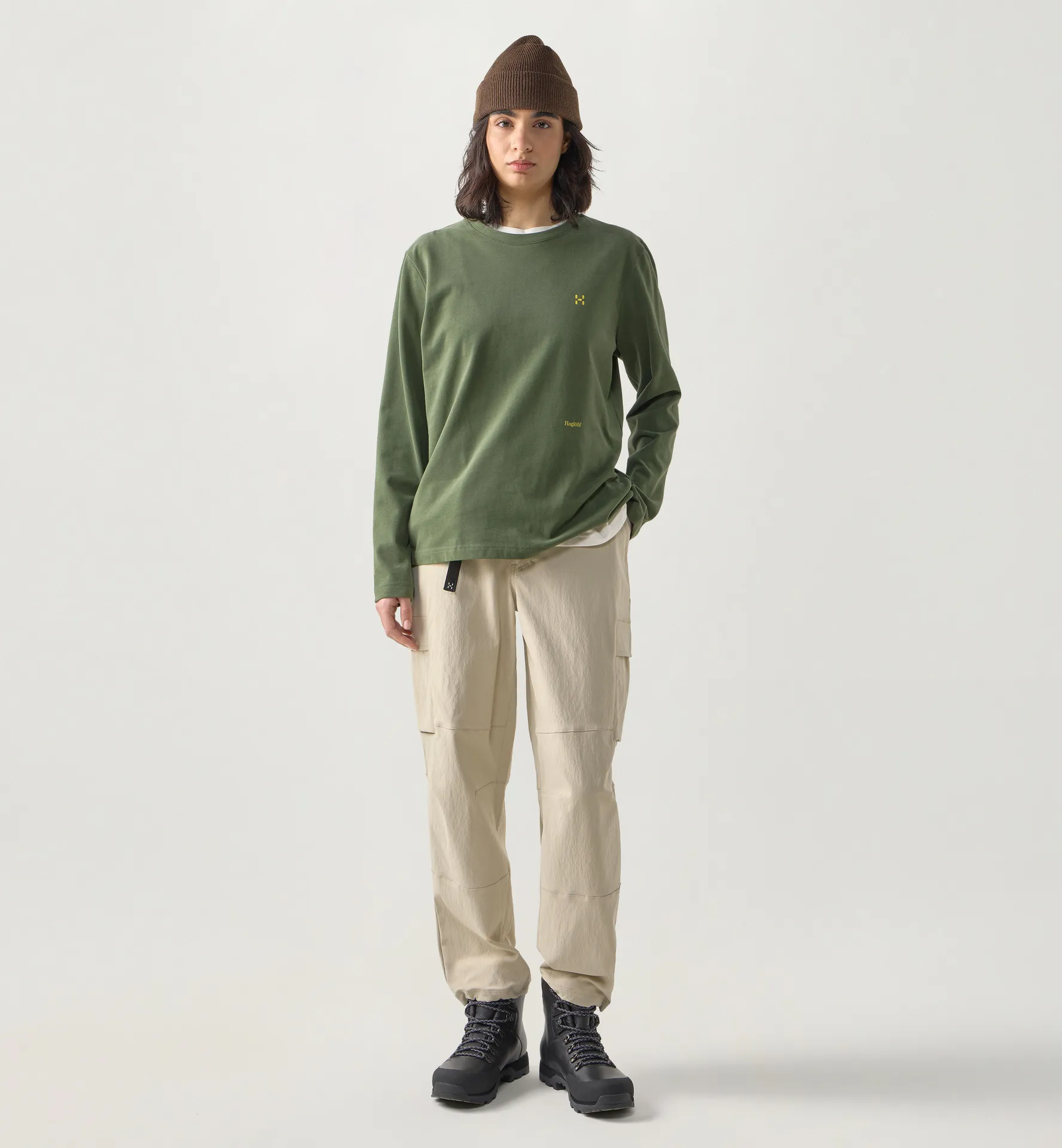 Hede Cargo Pant Women Chalk Beige