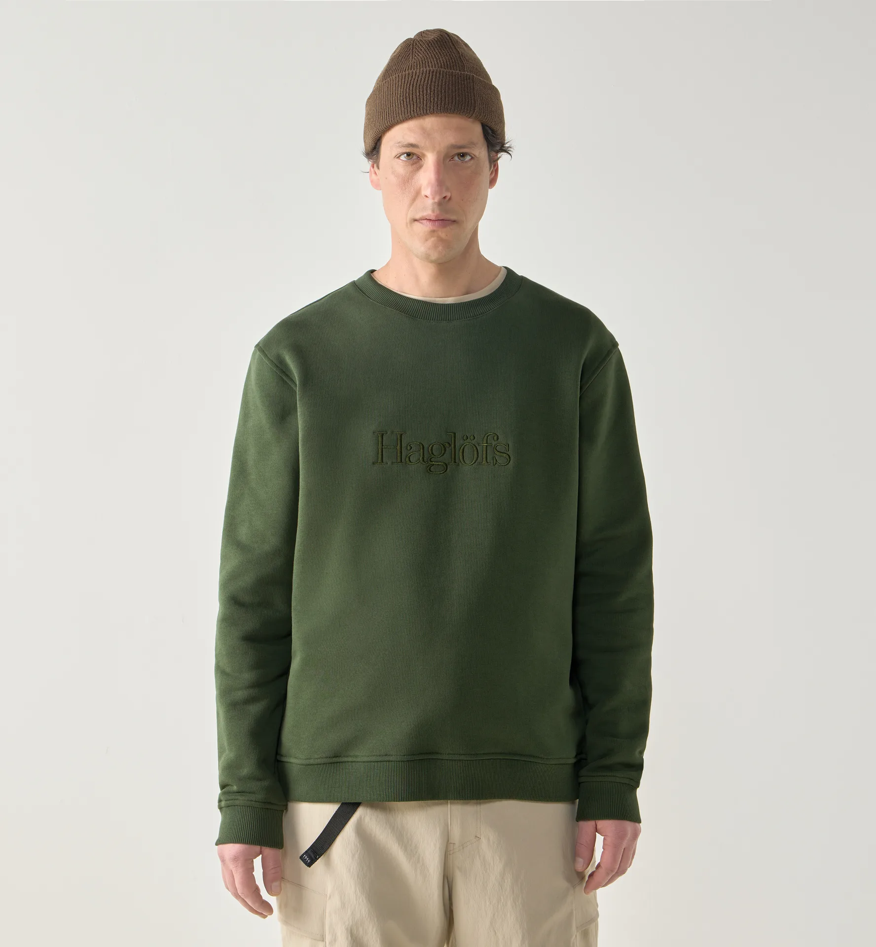 Haglöfs Crewneck Men Seaweed Green