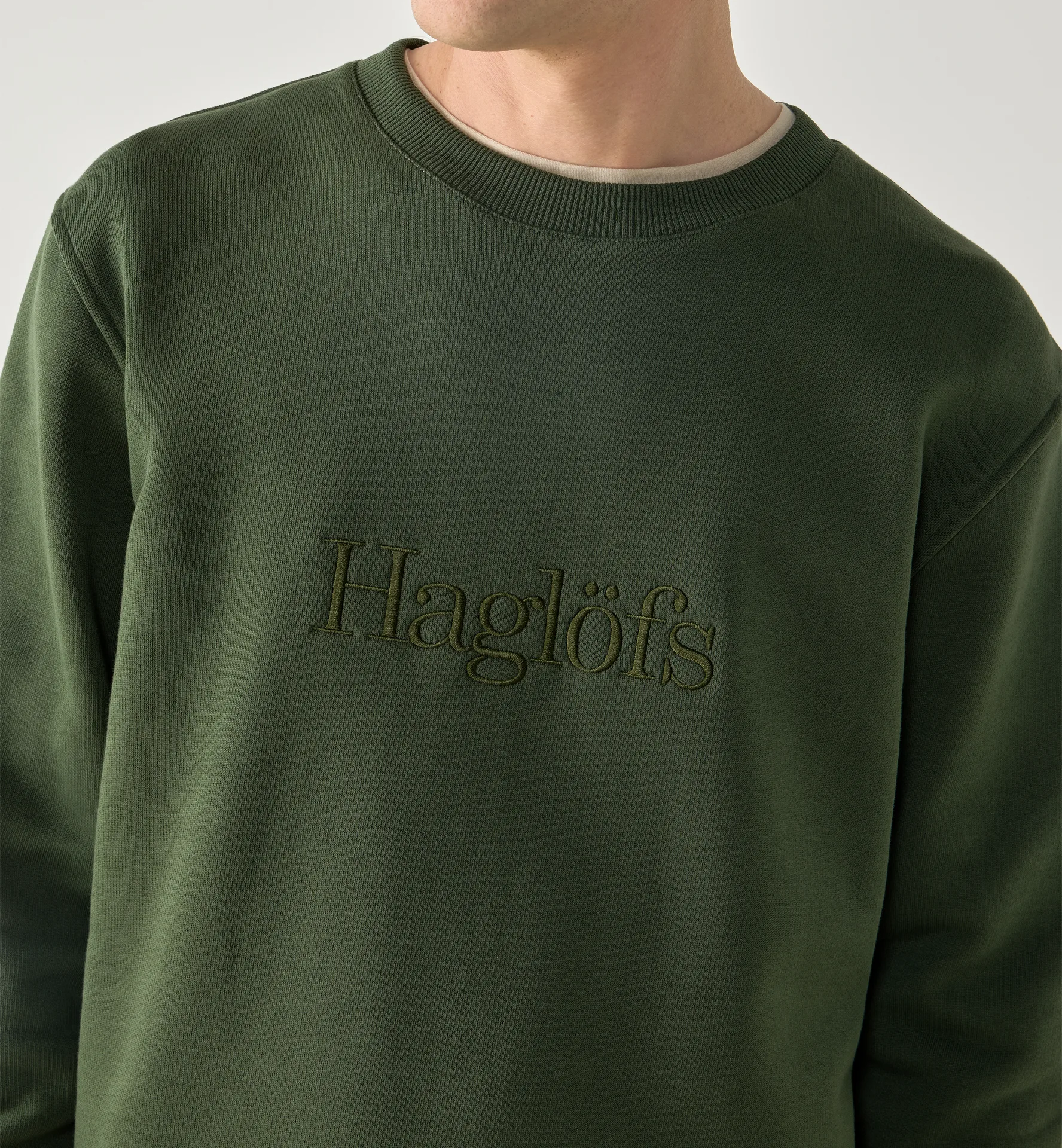 Haglöfs Crewneck Men Seaweed Green