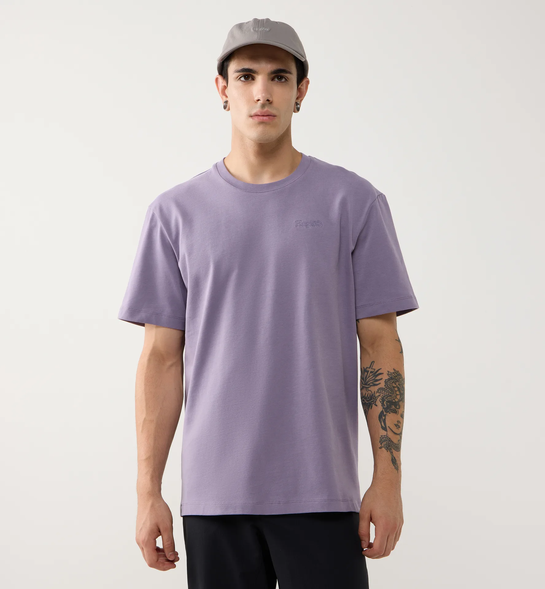 Haglöfs Tee Men | Purple Fog | Shirt | T-shirts | Hiking