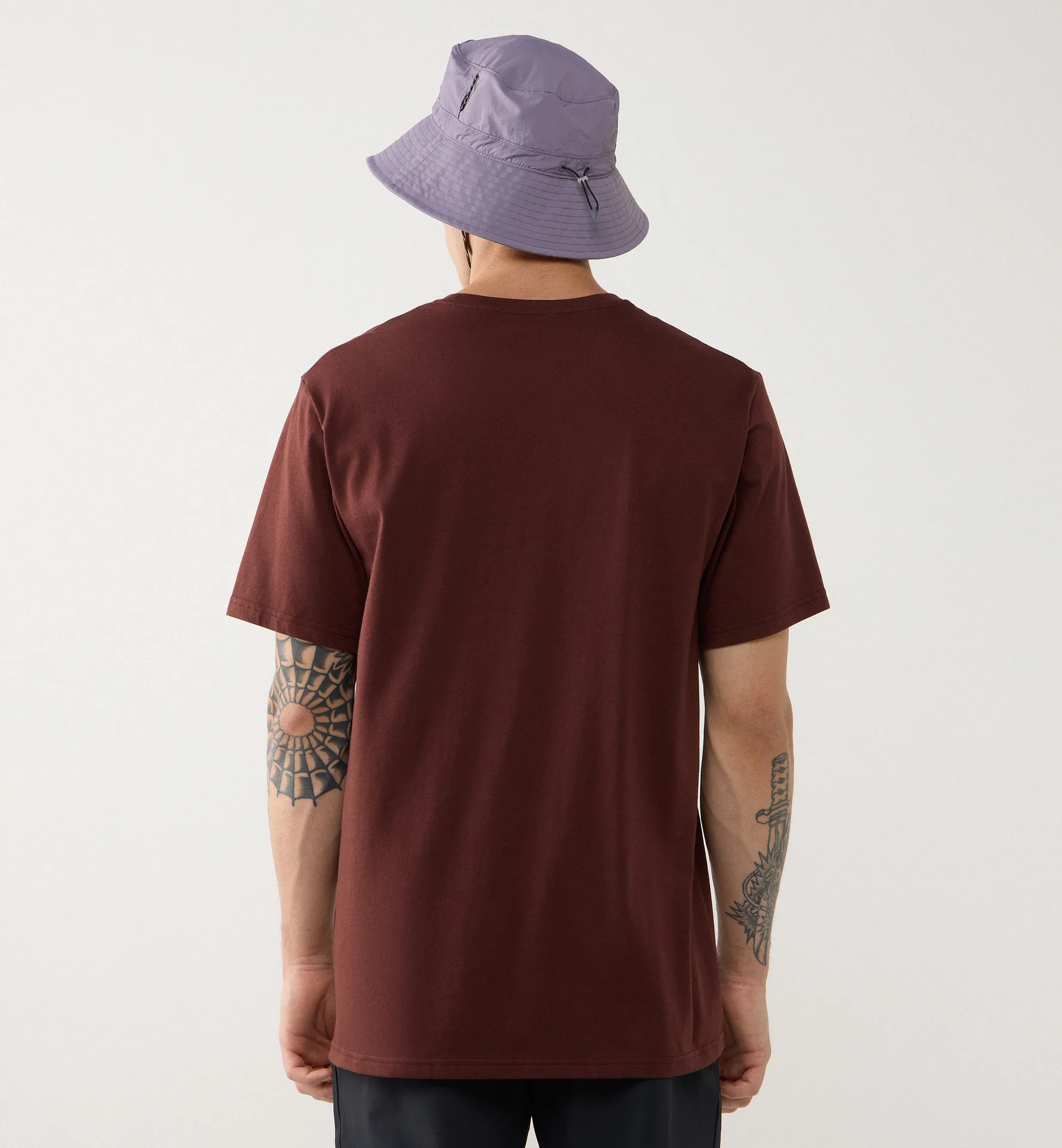Outsiders Tee Men Maroon Trail