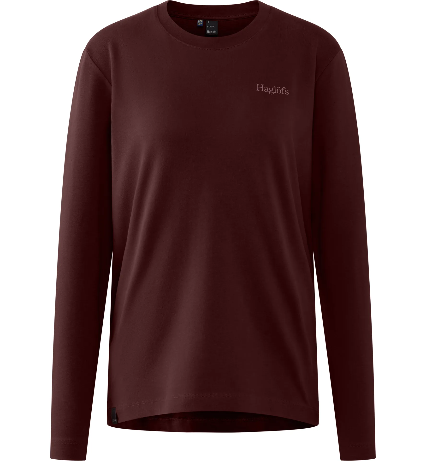 Haglöfs LS Tee Women Maroon Trail