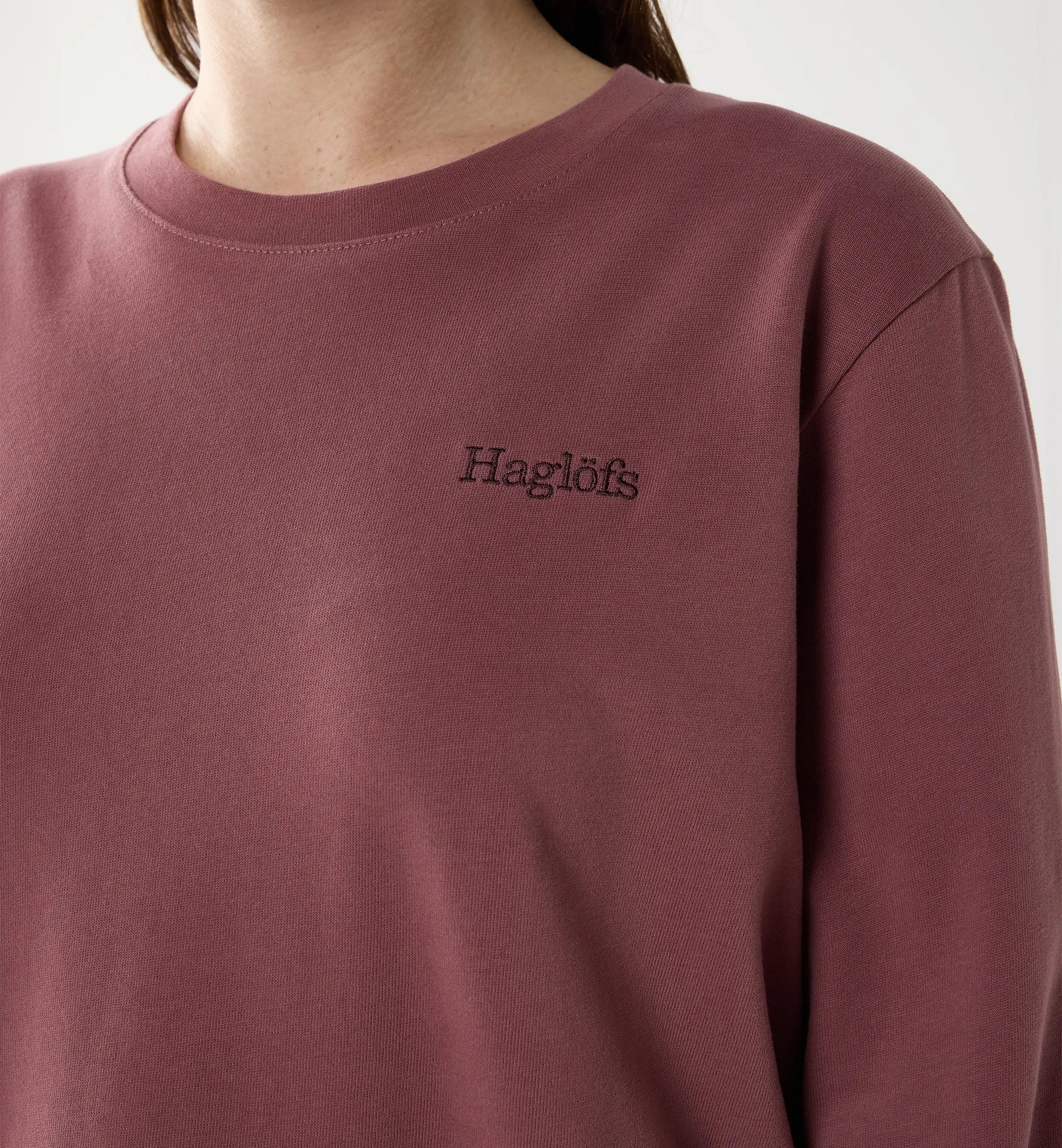 Haglöfs LS Tee Women Misty Mauve