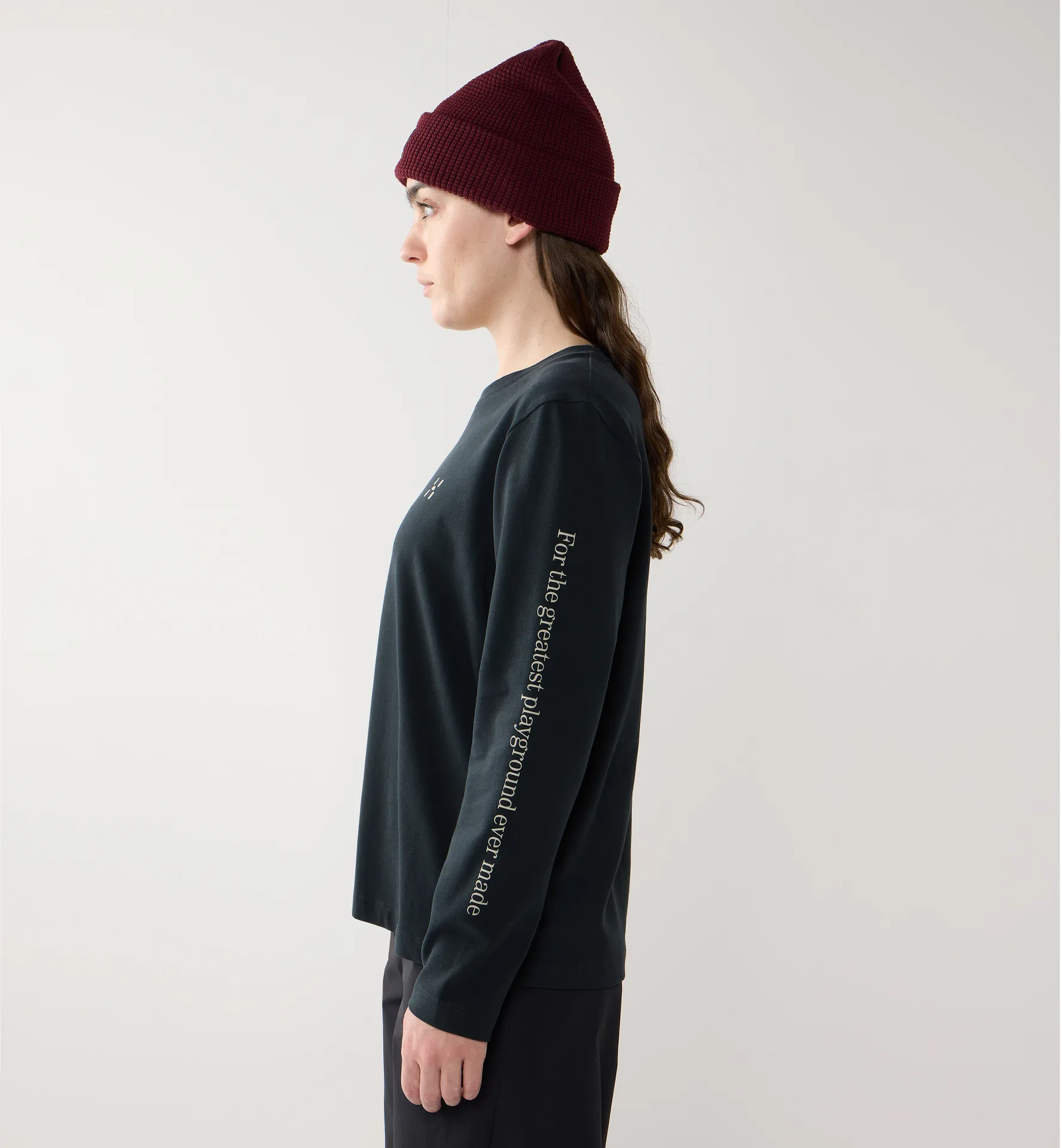 Haglöfs LS Tee Women True Black 1