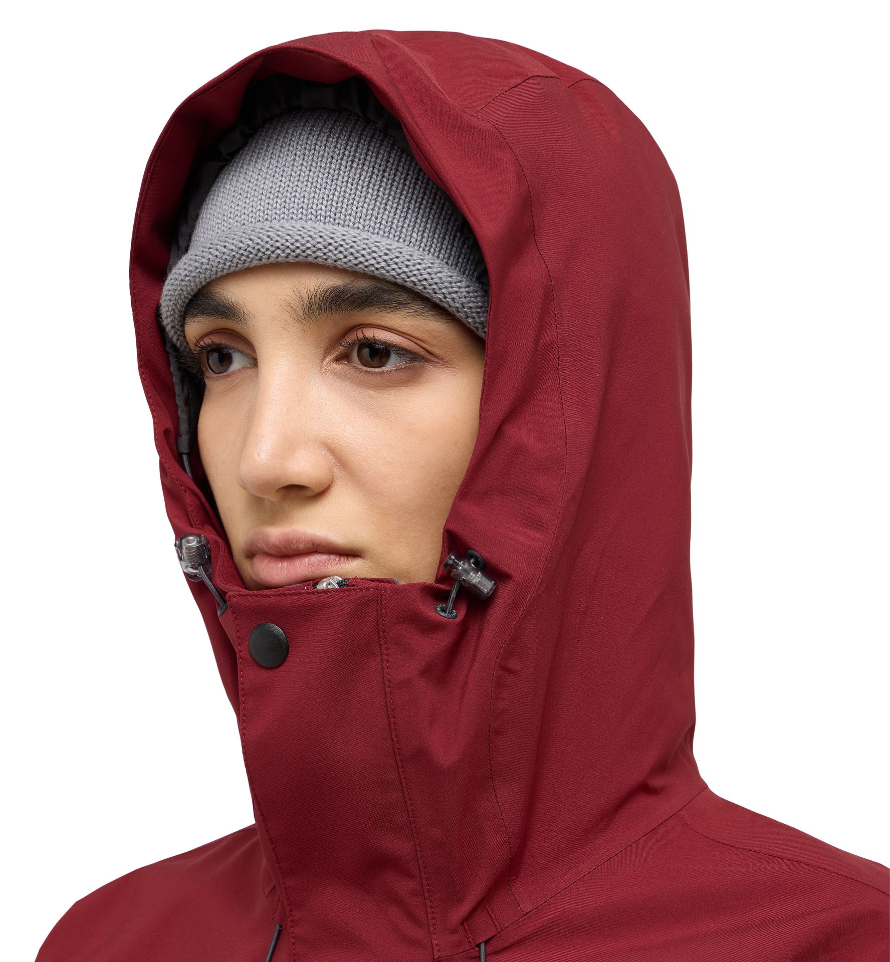 Breeze Proof Jacket Women Carmine Red