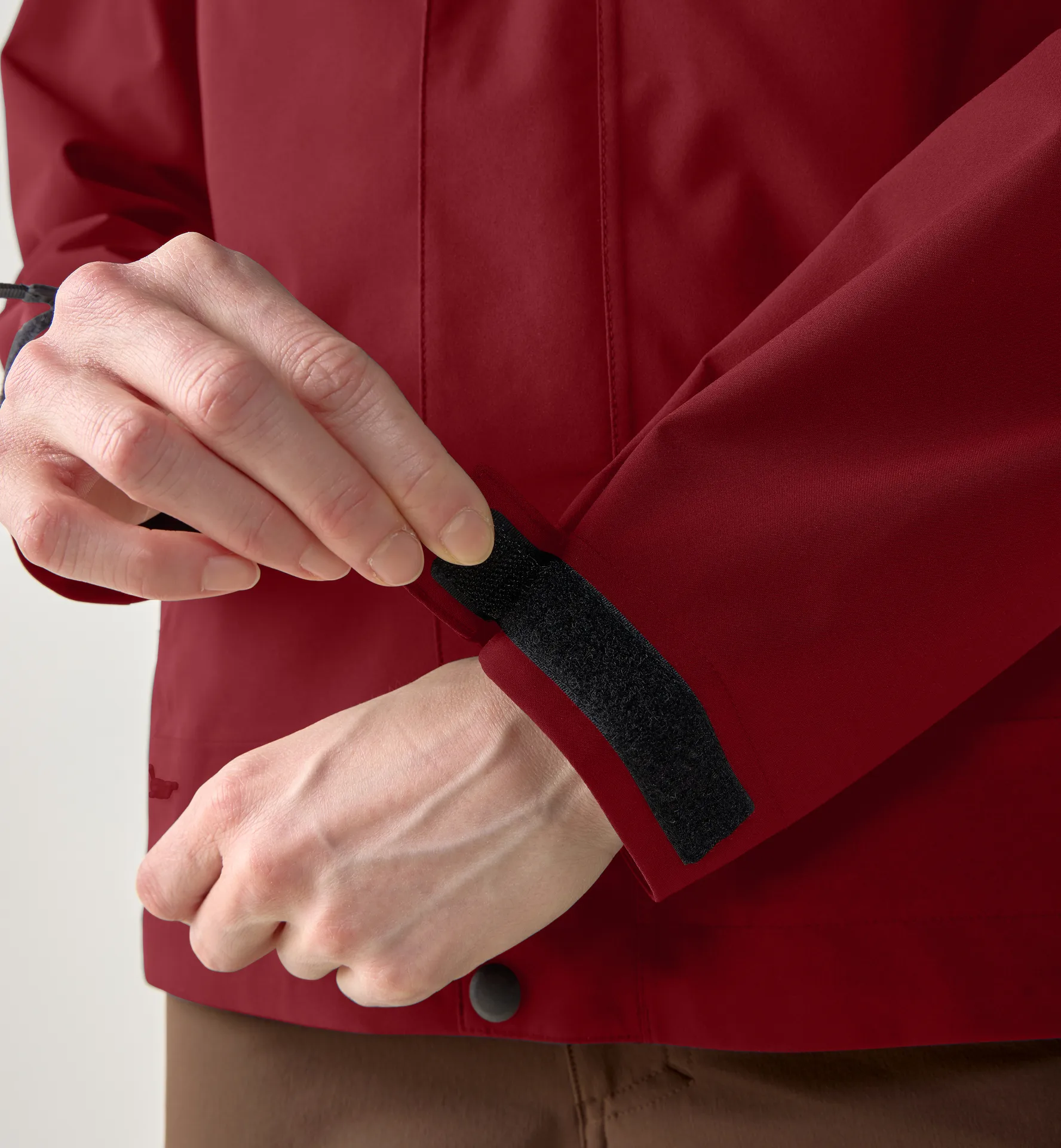 Breeze Proof Jacket Women Carmine Red