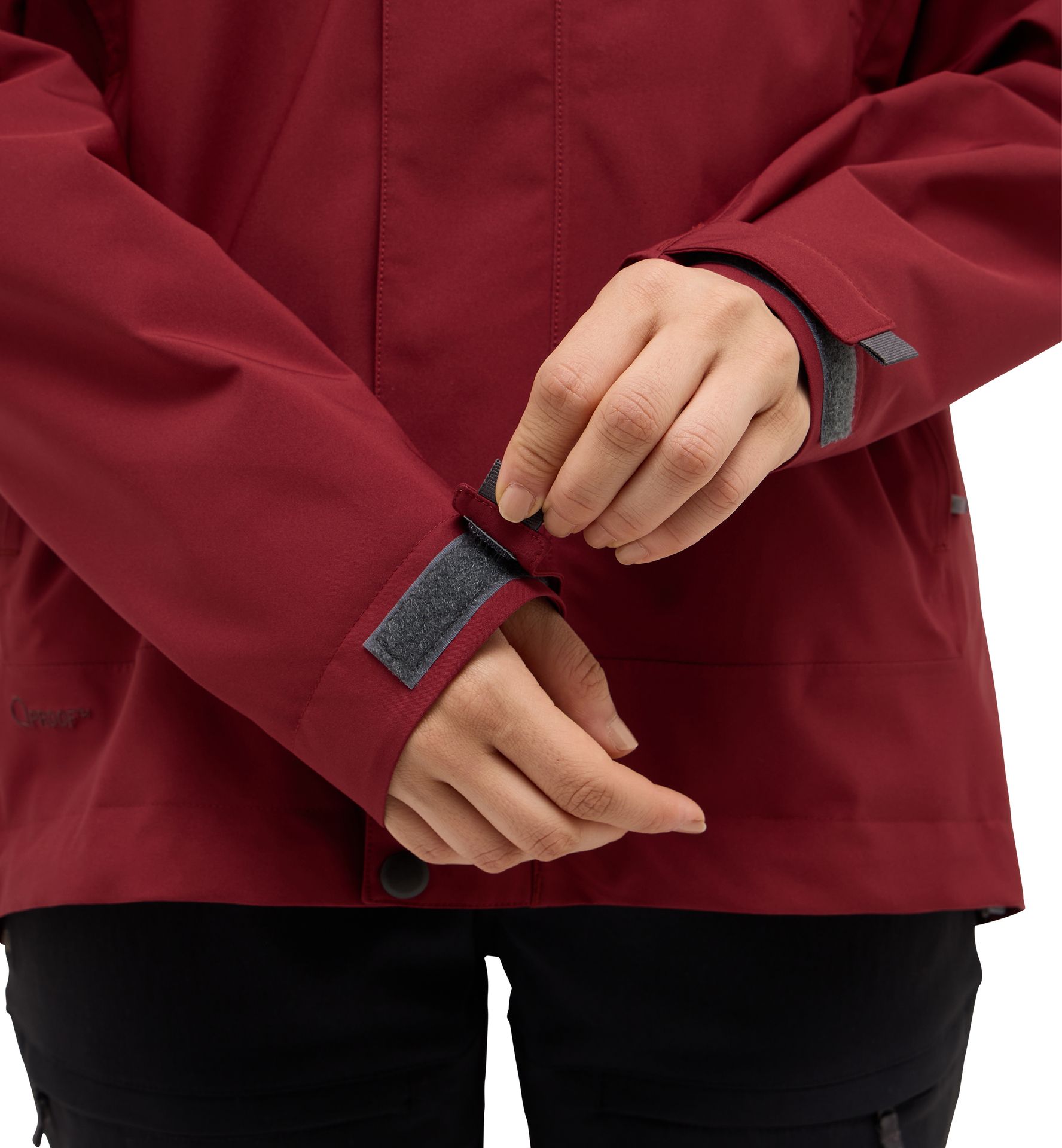 Breeze Proof Jacket Women Carmine Red