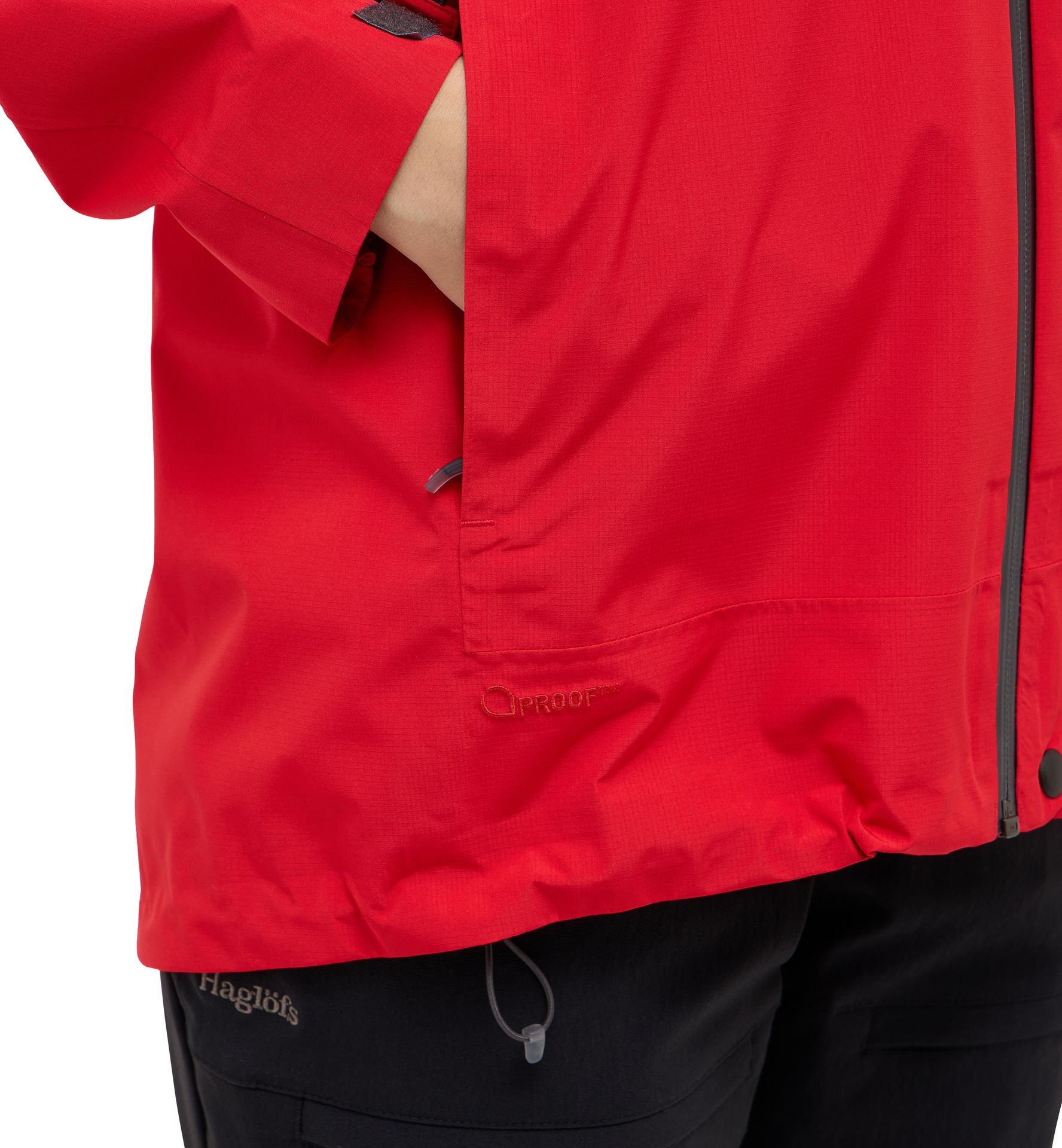 Rosson Proof Jacket Women Bright Red
