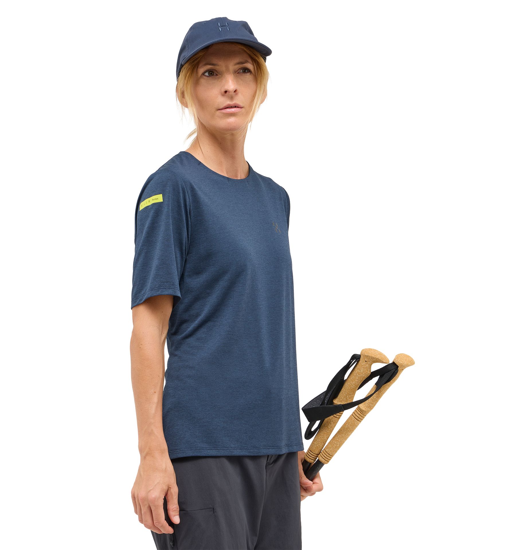 L.I.M Ridge Tee Women Tarn Blue