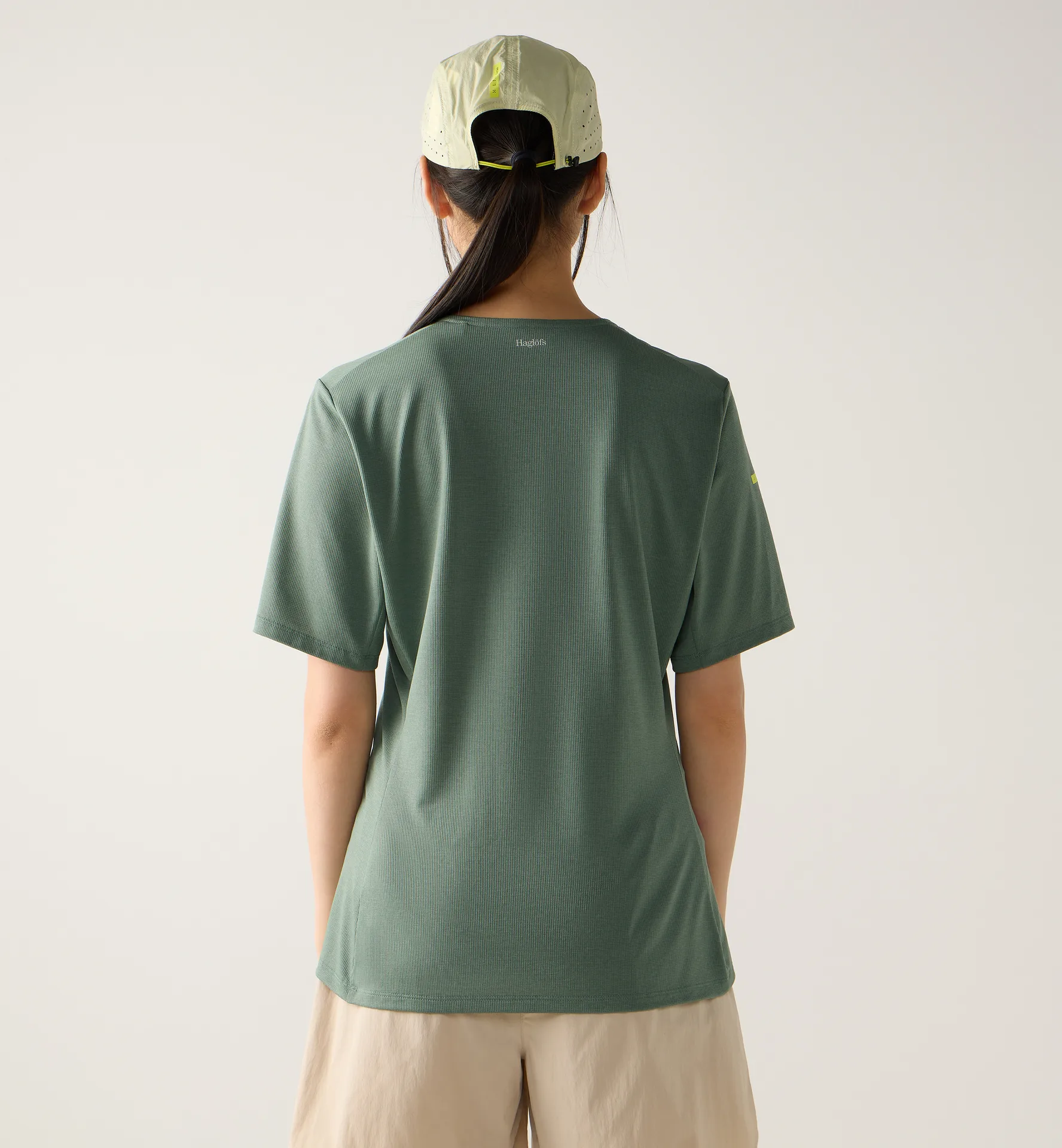 L.I.M Ridge Tee Women Chlorophyll Green