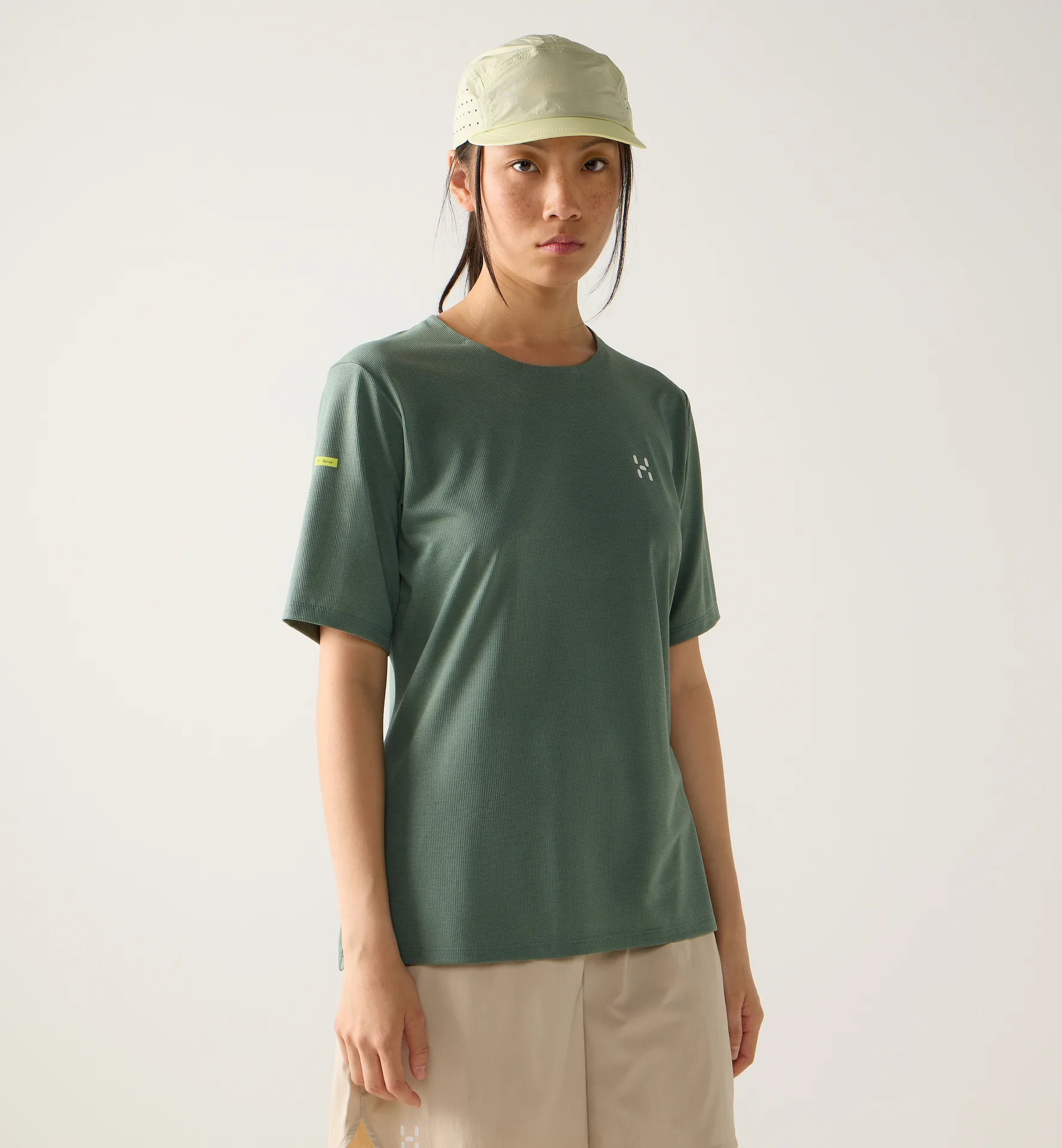 L.I.M Ridge Tee Women Chlorophyll Green