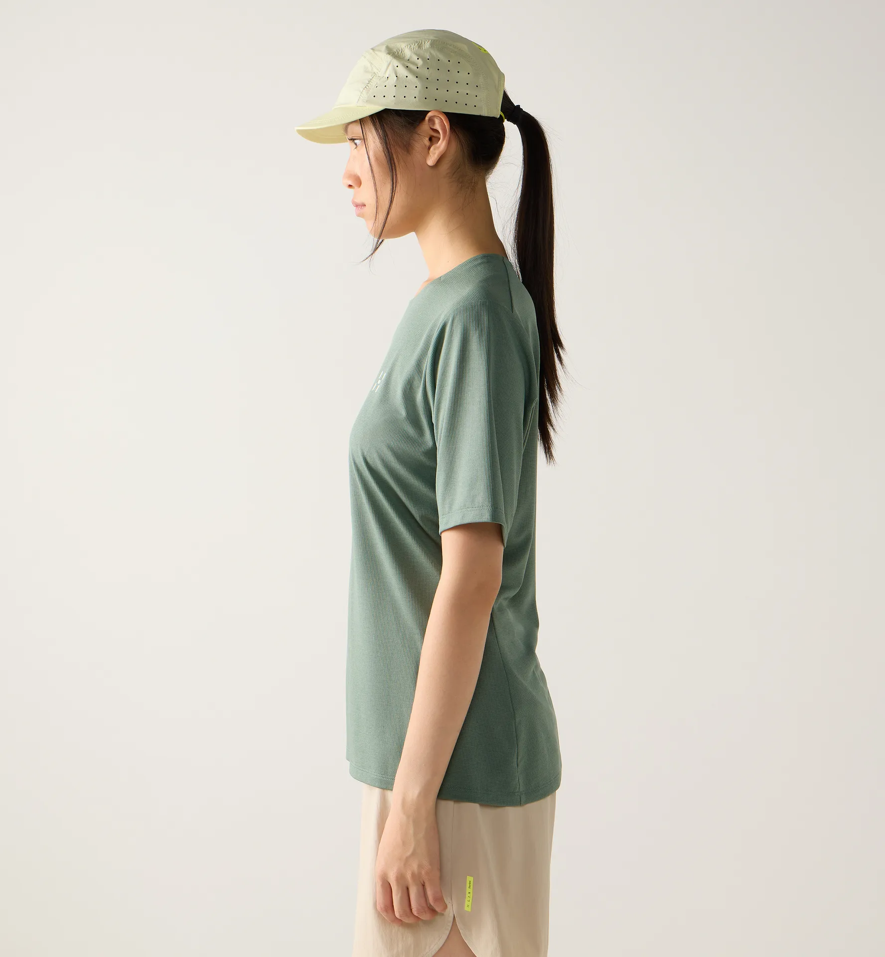 L.I.M Ridge Tee Women Chlorophyll Green