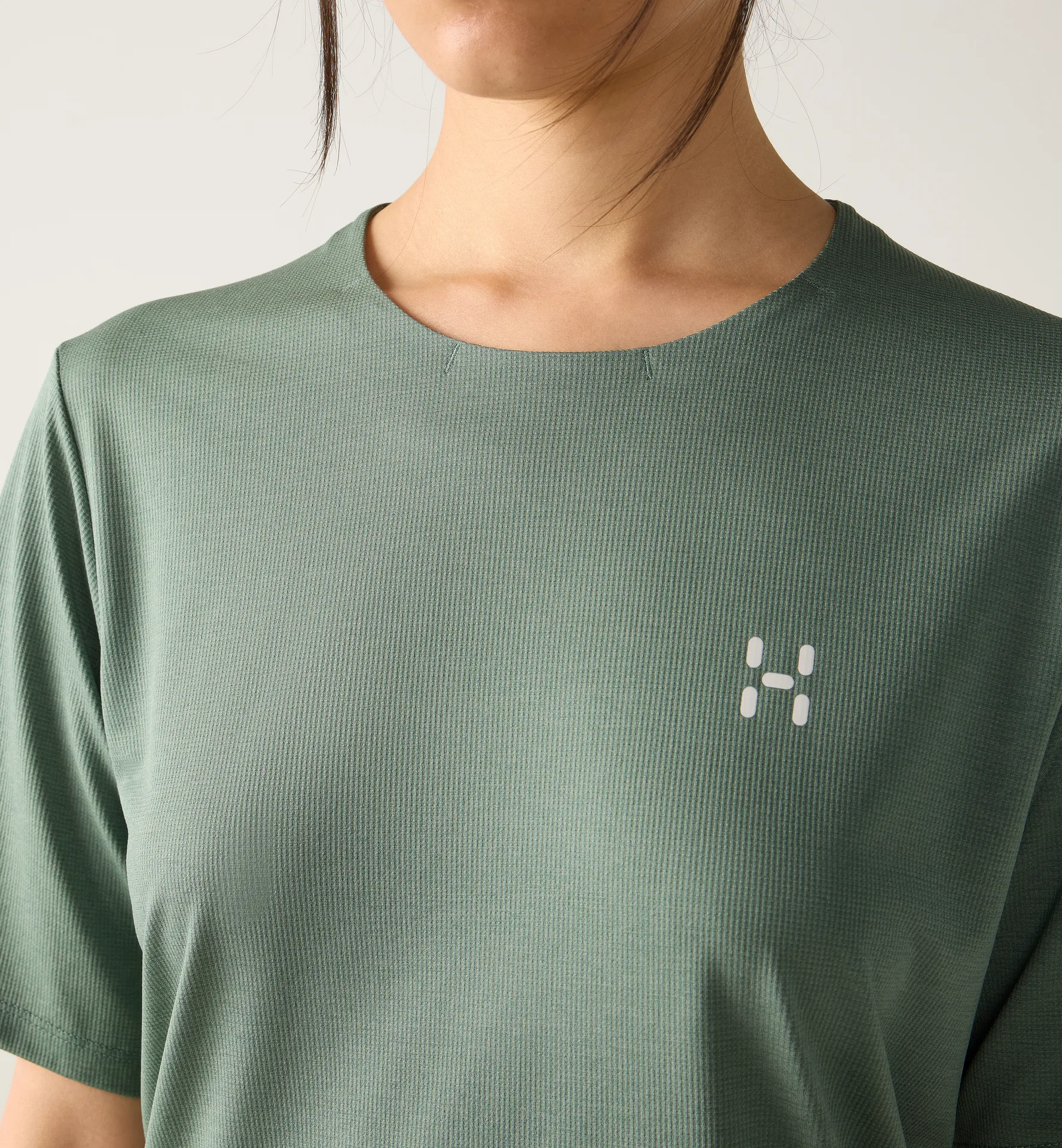 L.I.M Ridge Tee Women Chlorophyll Green