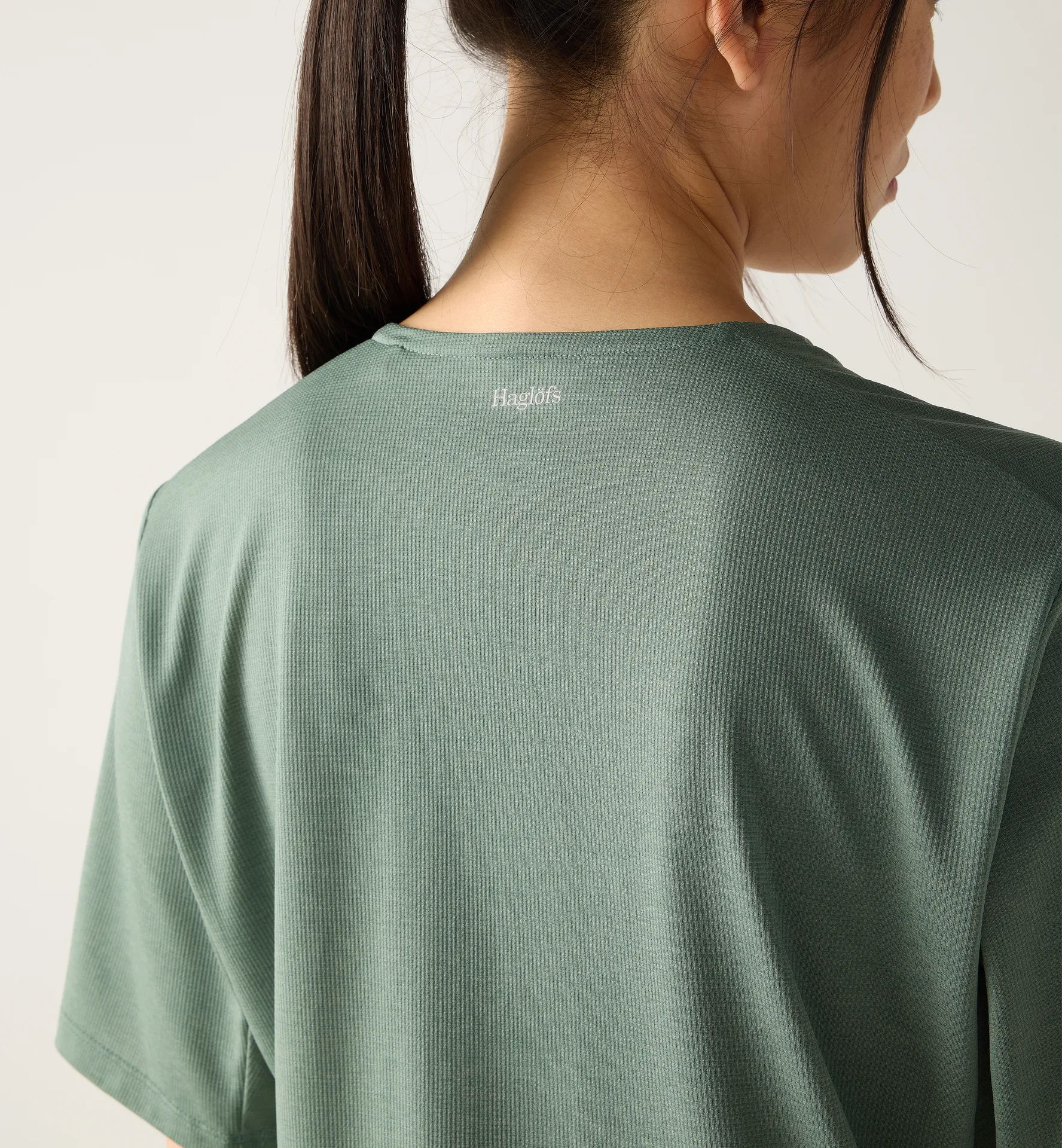L.I.M Ridge Tee Women Chlorophyll Green