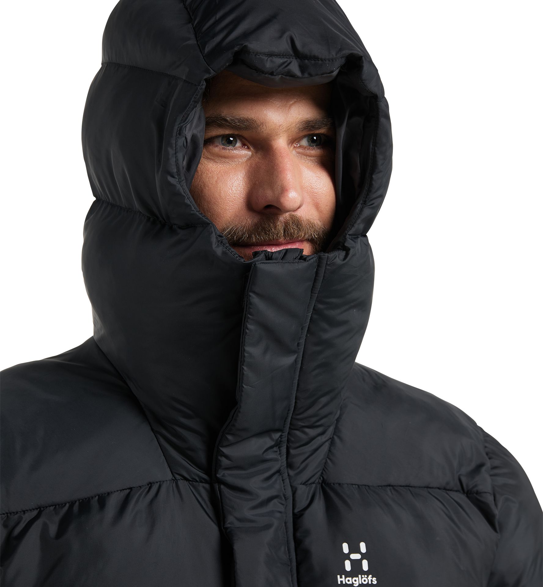 Puffy Mimic Hood Men True Black
