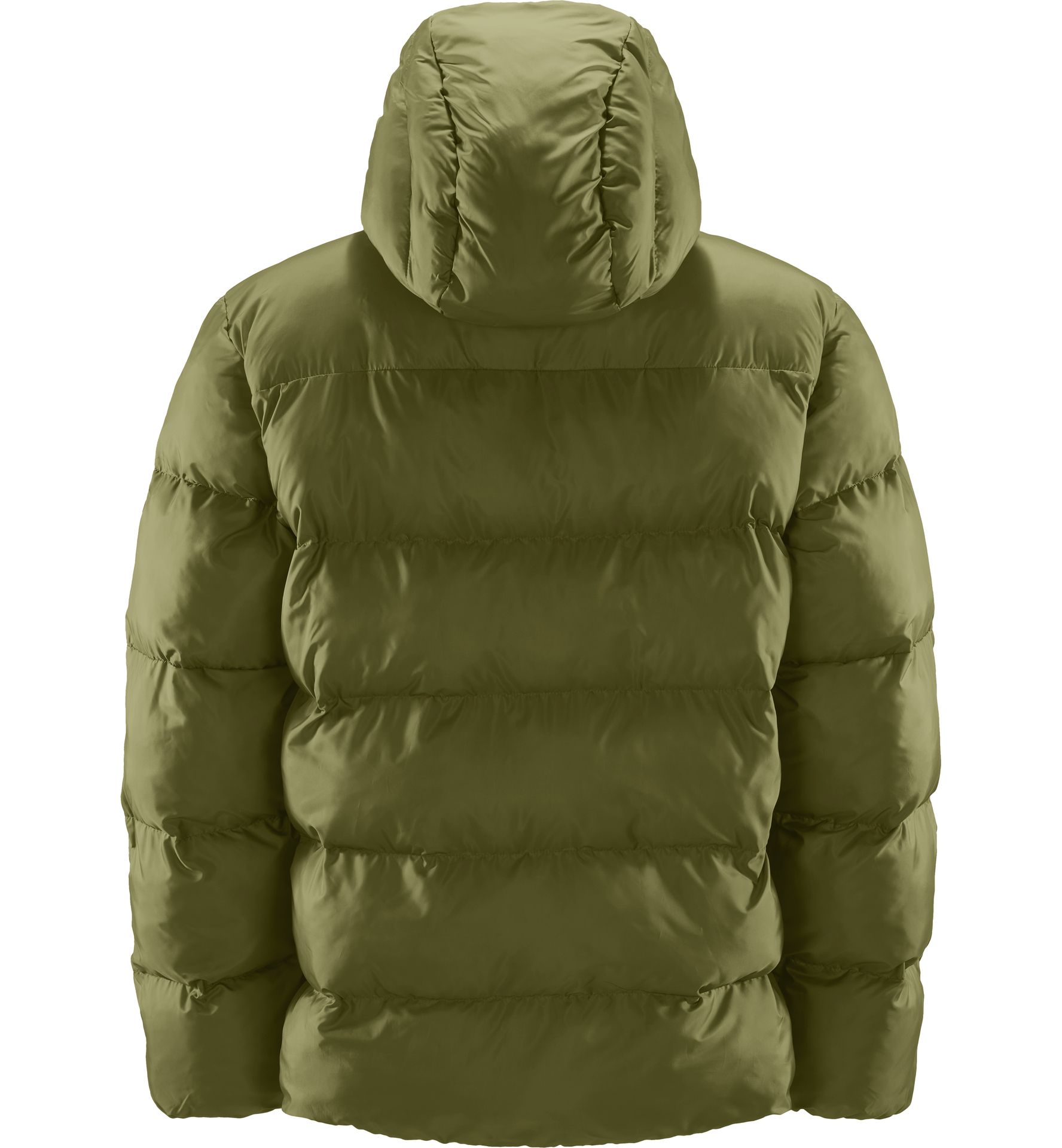 Puffy Mimic Hood Men Olive Green