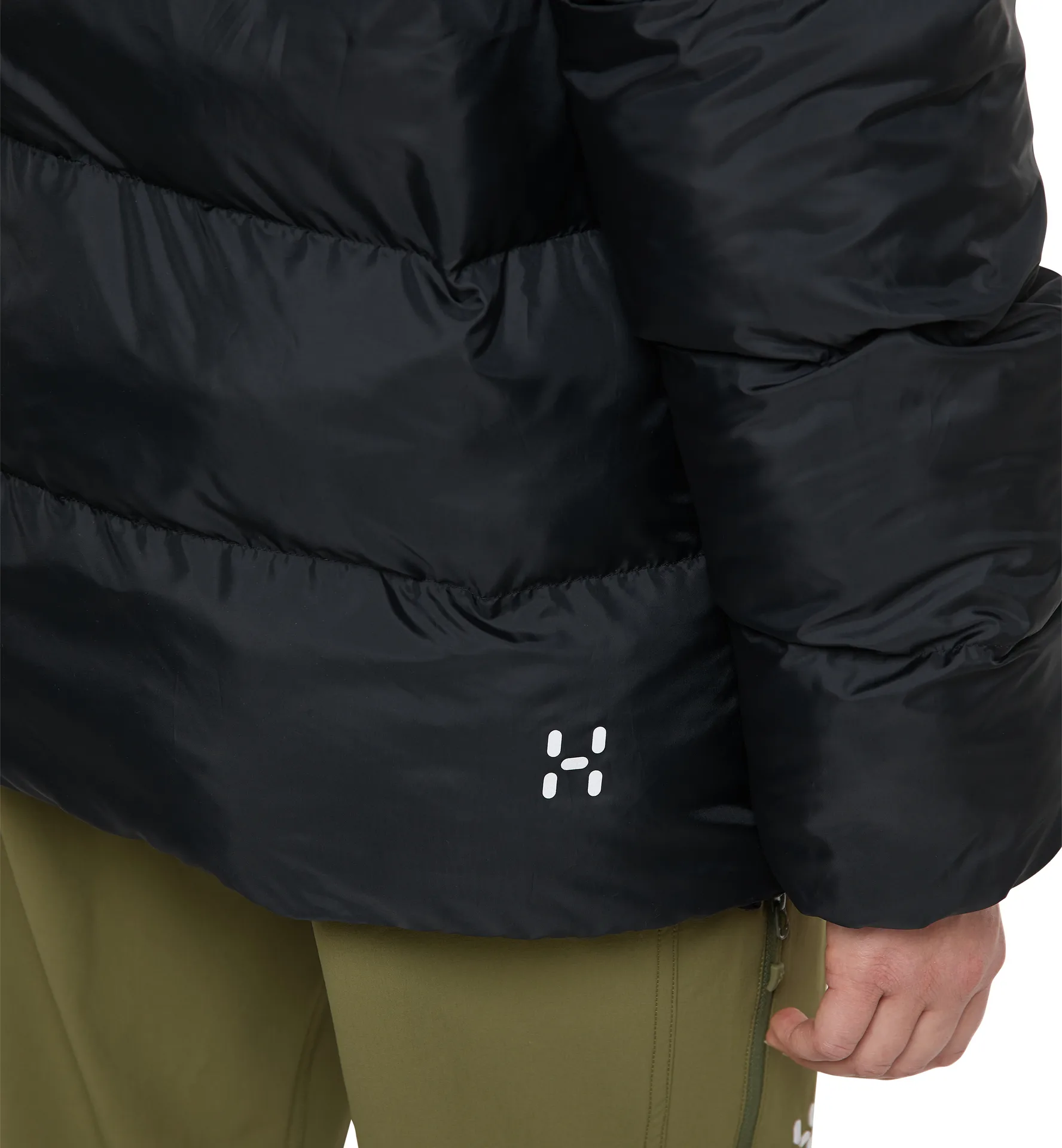 Puffy Mimic Hood Women True Black