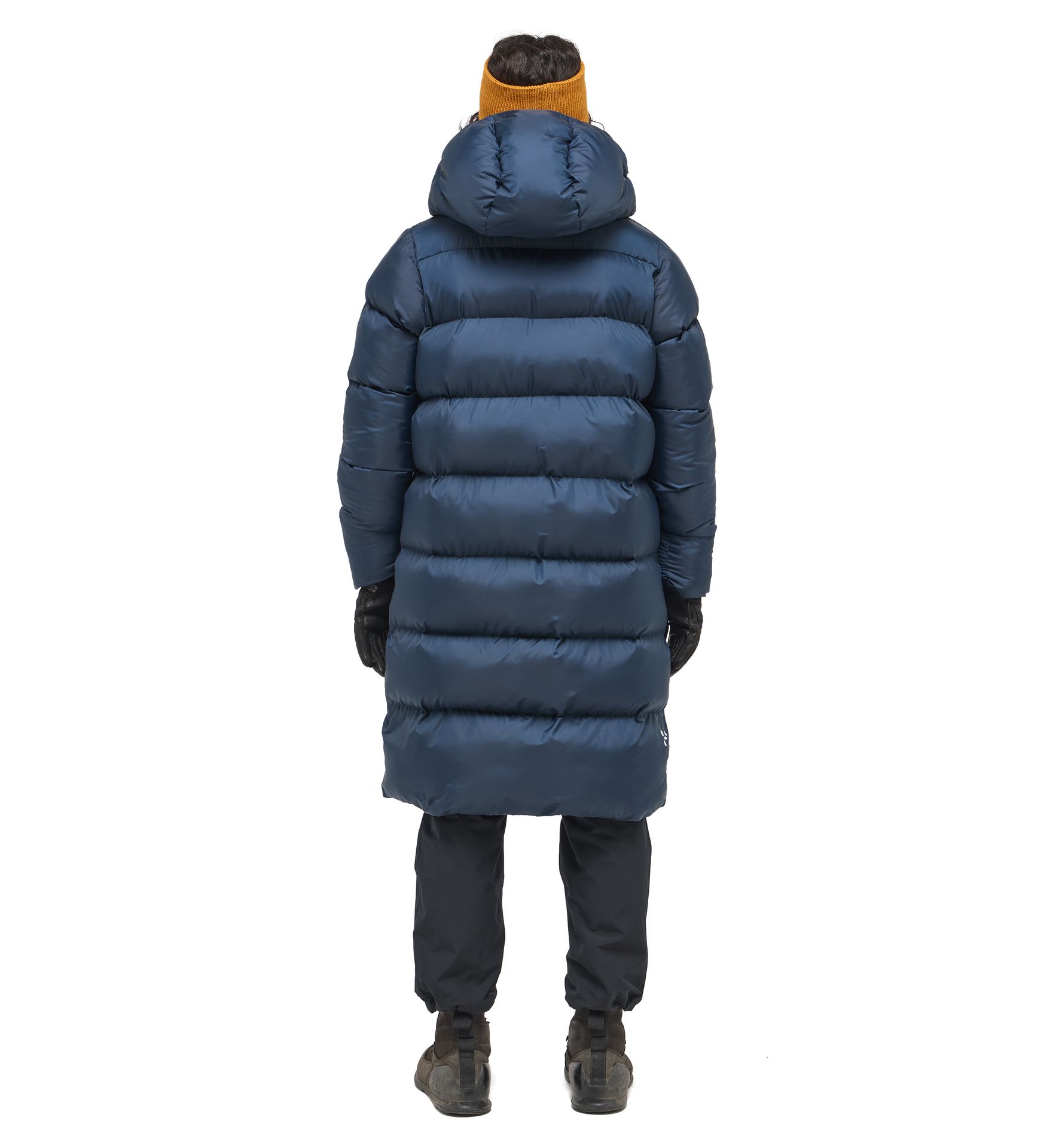 Long Mimic Parka Women Tarn Blue