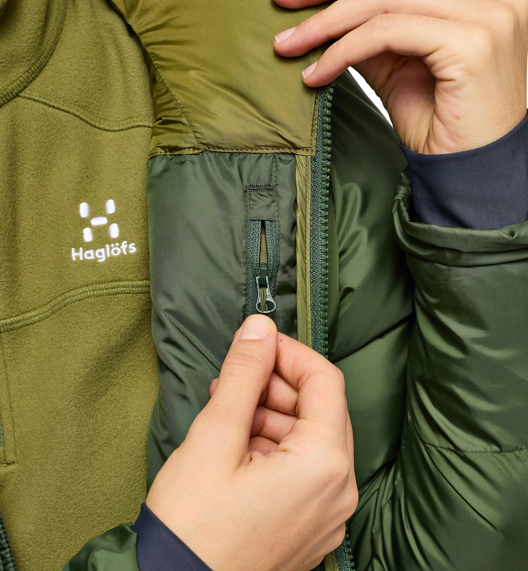 Long Mimic Parka Women Seaweed Green